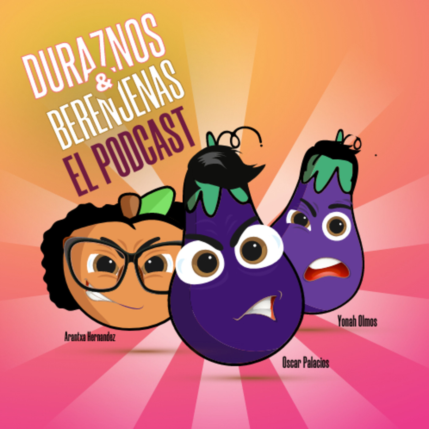 Duraznos y Berenjenas