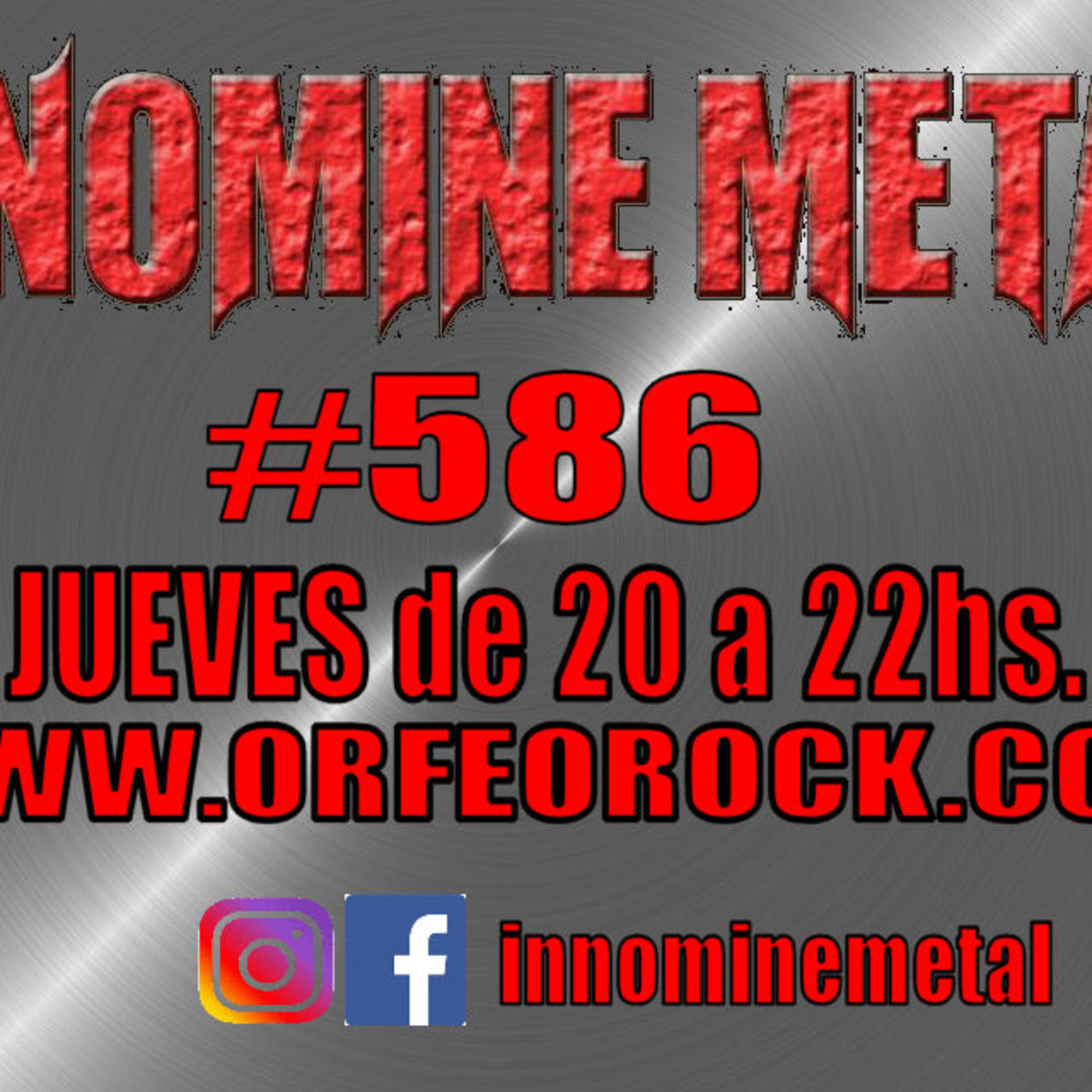 In Nomine Metal 586 - Jueves 29-07-2021 episode artwork