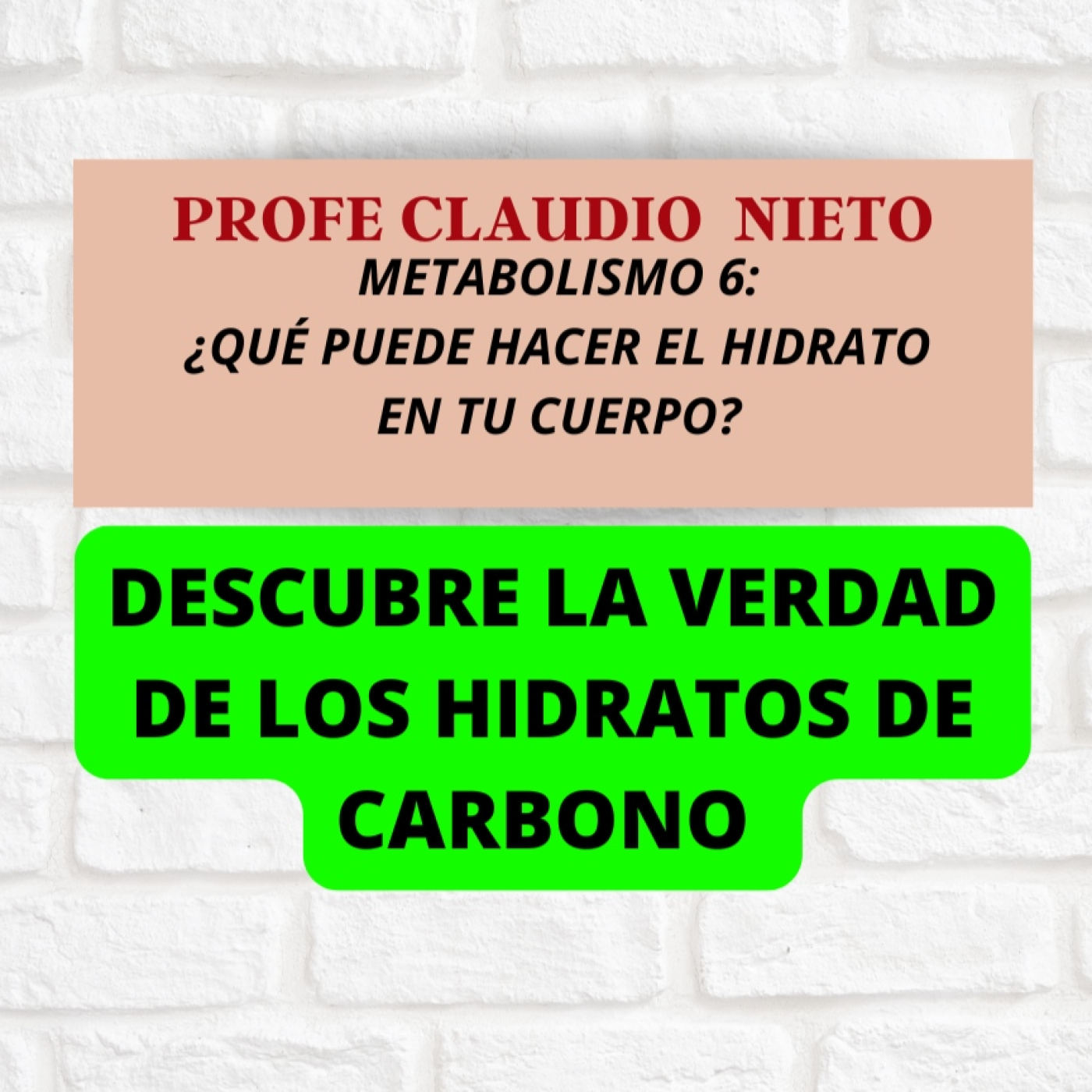 226. METABOLISMO 6: ¡El SECRETO de los carbohidratos! ¿Realmente engordamos con por ellos?
