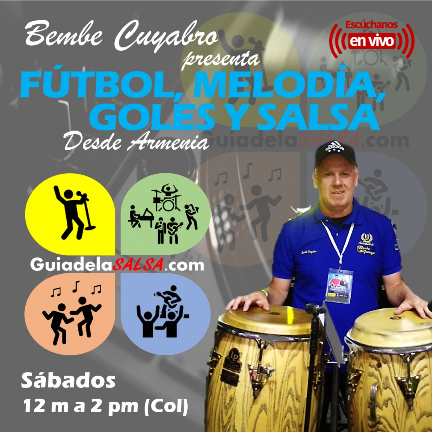 FUTBOL, MELODIA, GOLES y SALSA.