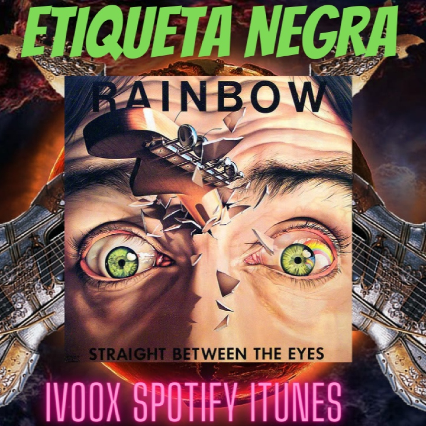 Etiqueta negra n.4 rainbow straight between the eyes