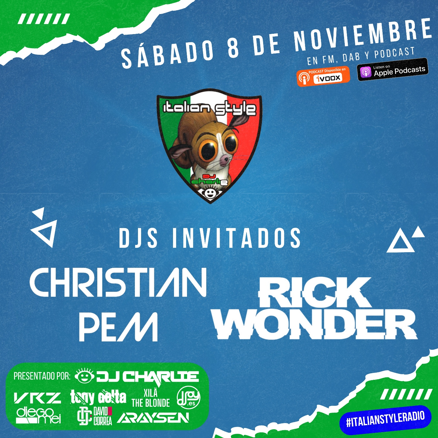 ITALIAN STYLE radio show 1011 09-11-2025 episode artwork