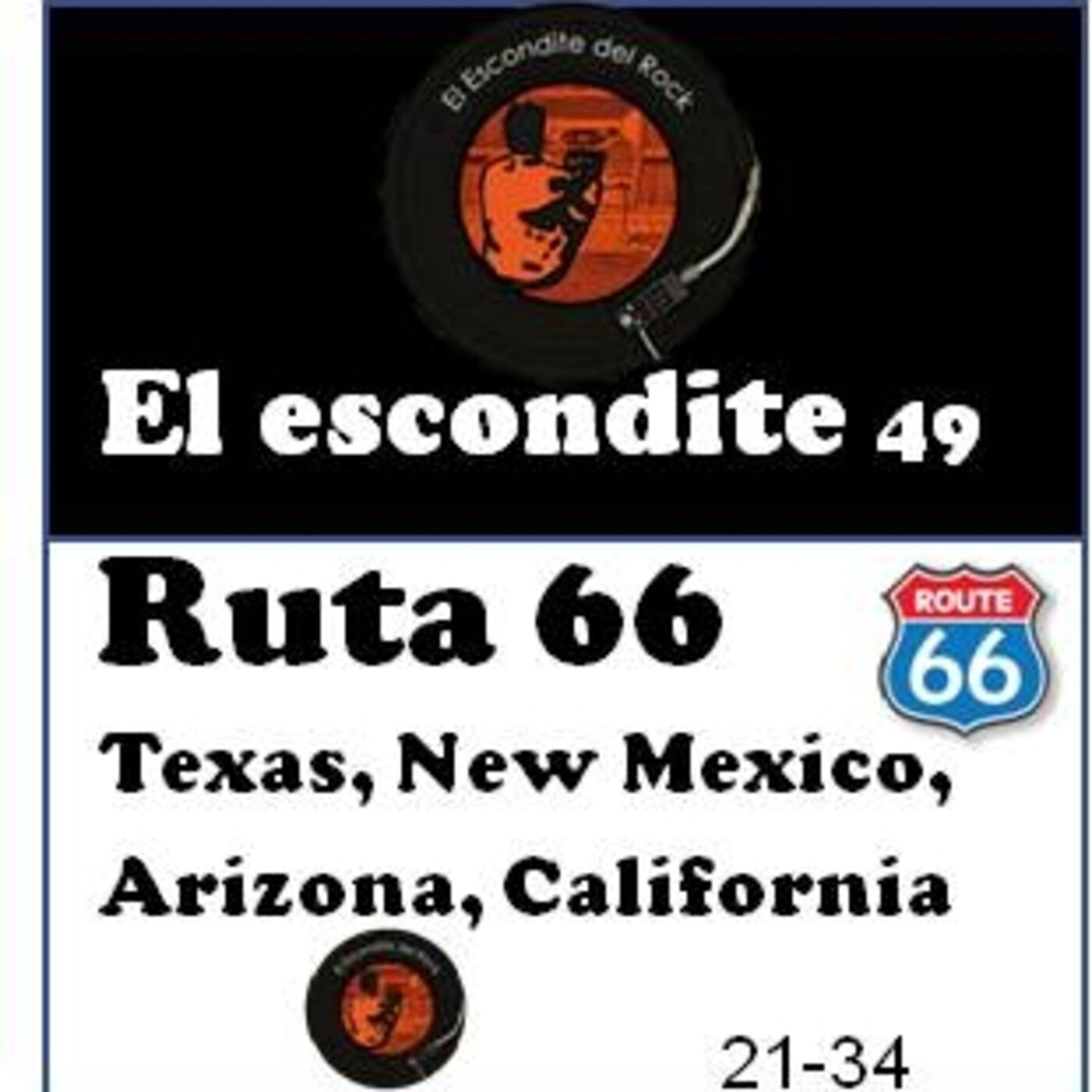 21-34 Ruta 66 2/2: Texas-New Mexico-Arizona-California episode artwork