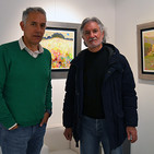 Entrevista al pintor Pedro Roldán, por su exposición 'Cruce de camino' en Ceferino Navarro