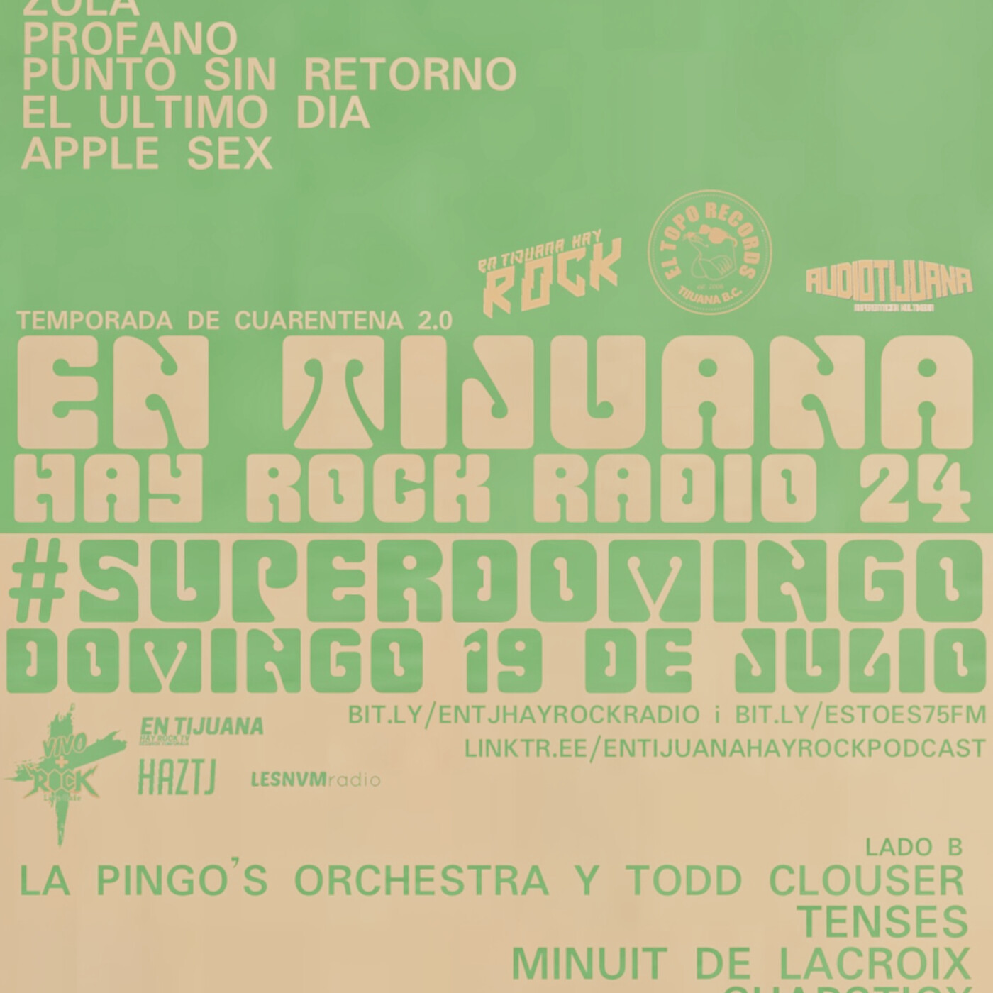 En Tijuana Hay Rock Radio - Temporada De Cuarentena 2.0 - 24: #SuperDomingo