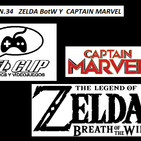 Zelda breath of the wild y Captain Marvel La vida de Capitana Marvel, El Clip Podcast de Comics y Videojuegos