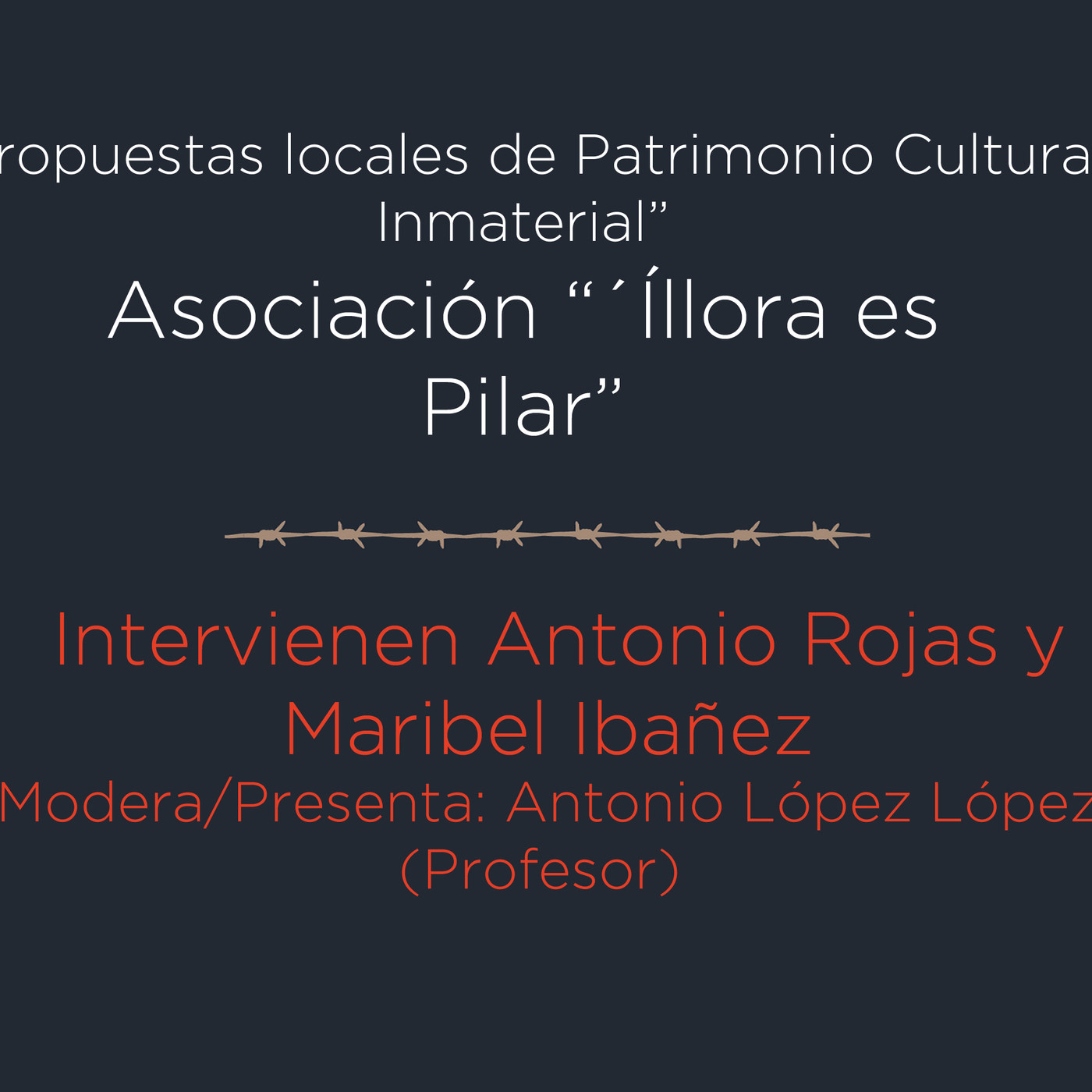 II FORO FOLK ISMAEL PEÑA DE PATRIMONIO INMATERIAL