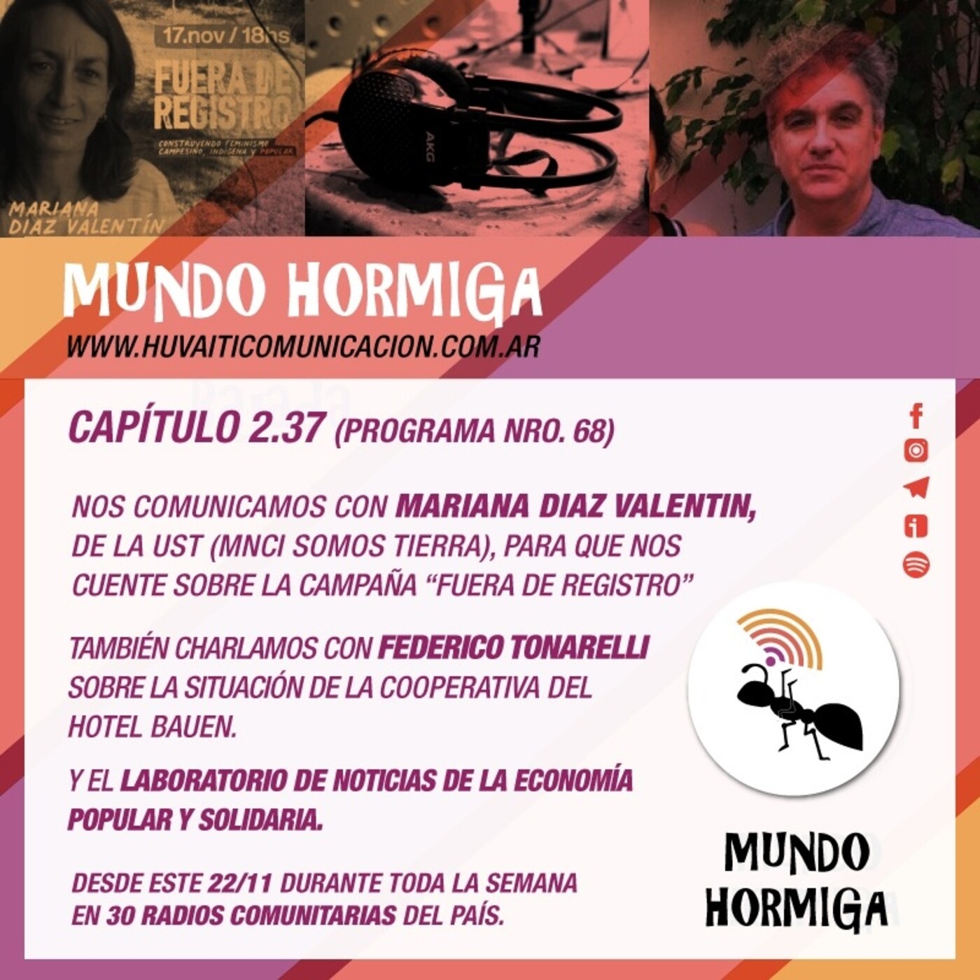 Mundo Hormiga 22 de noviembre de 2020 episode artwork