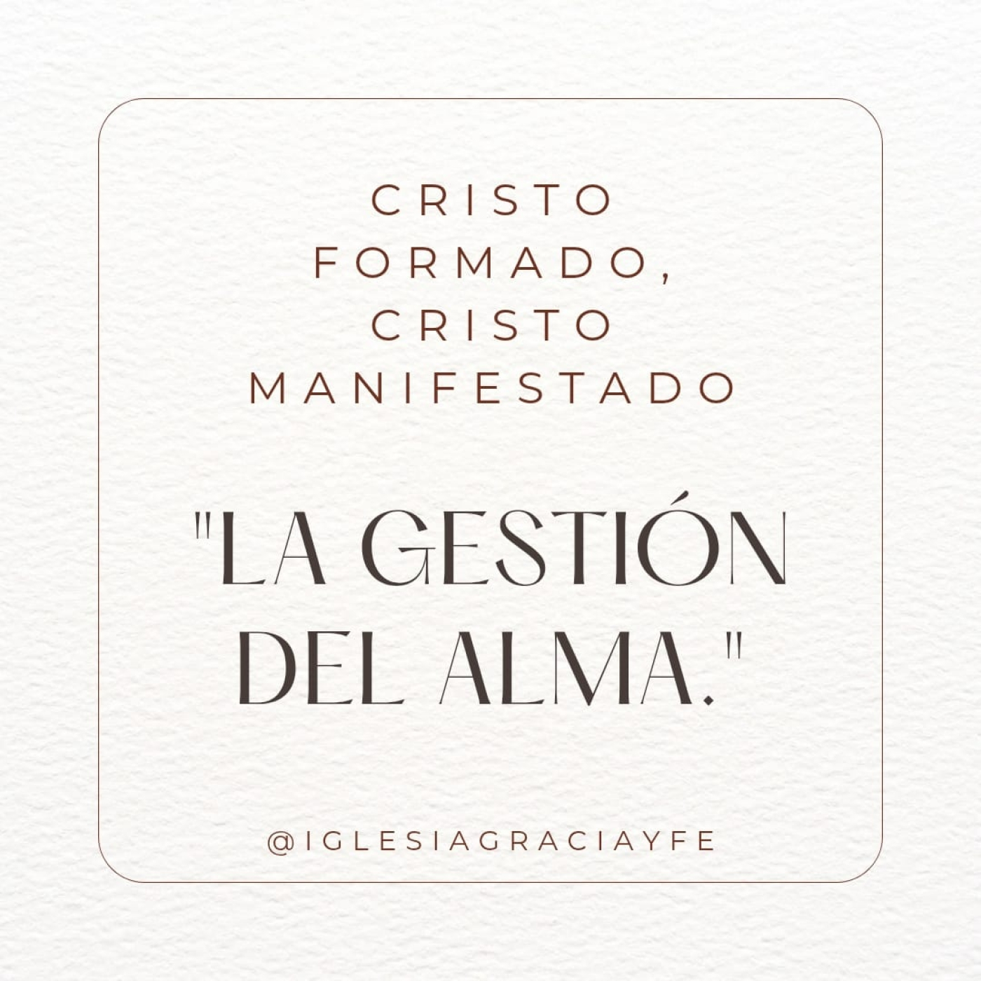 La gestión del alma (Cristo formado, Cristo manifestado 27) - Pastor Kenneth Solá episode artwork