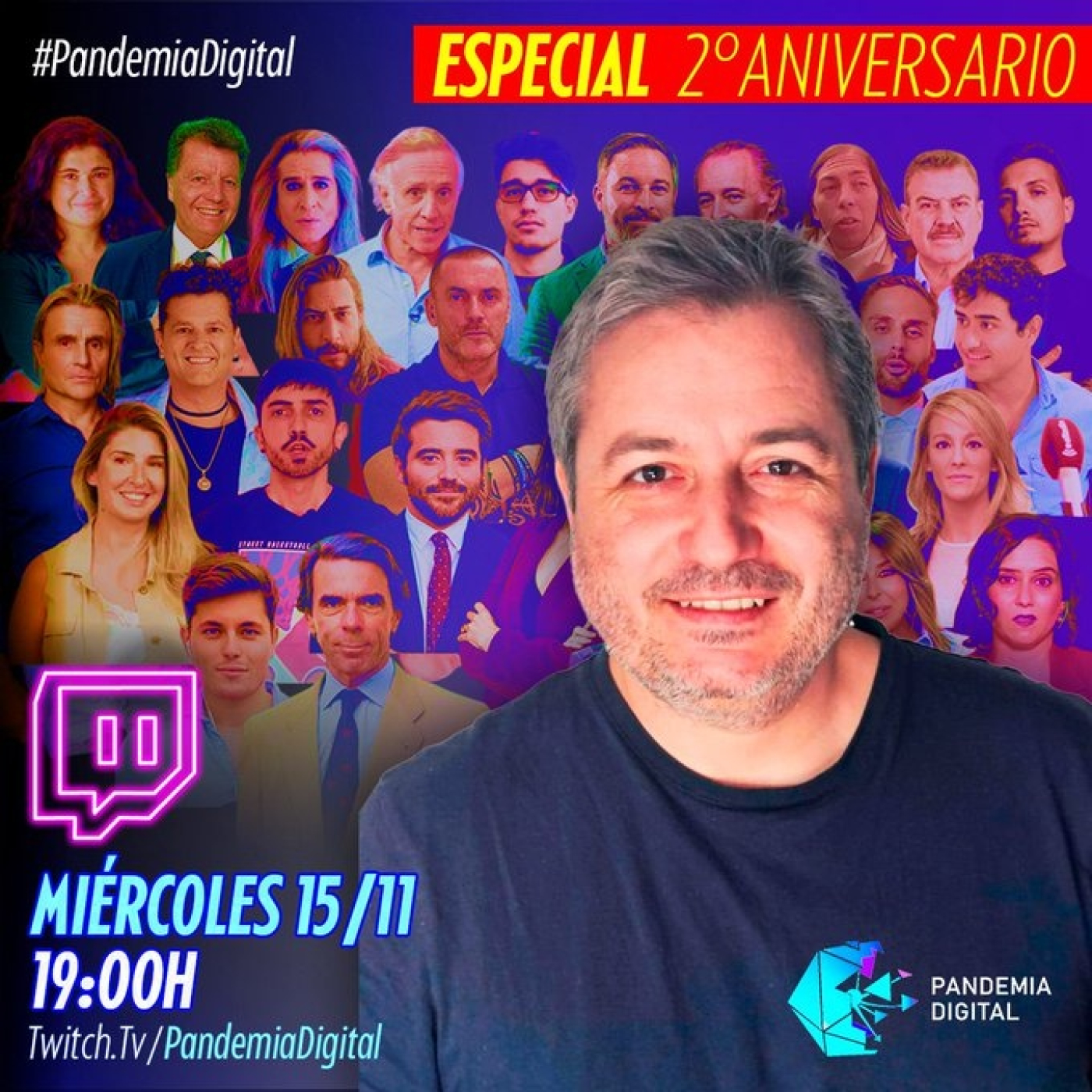 #Contraprograma especial segundo aniversario Pandemia digital