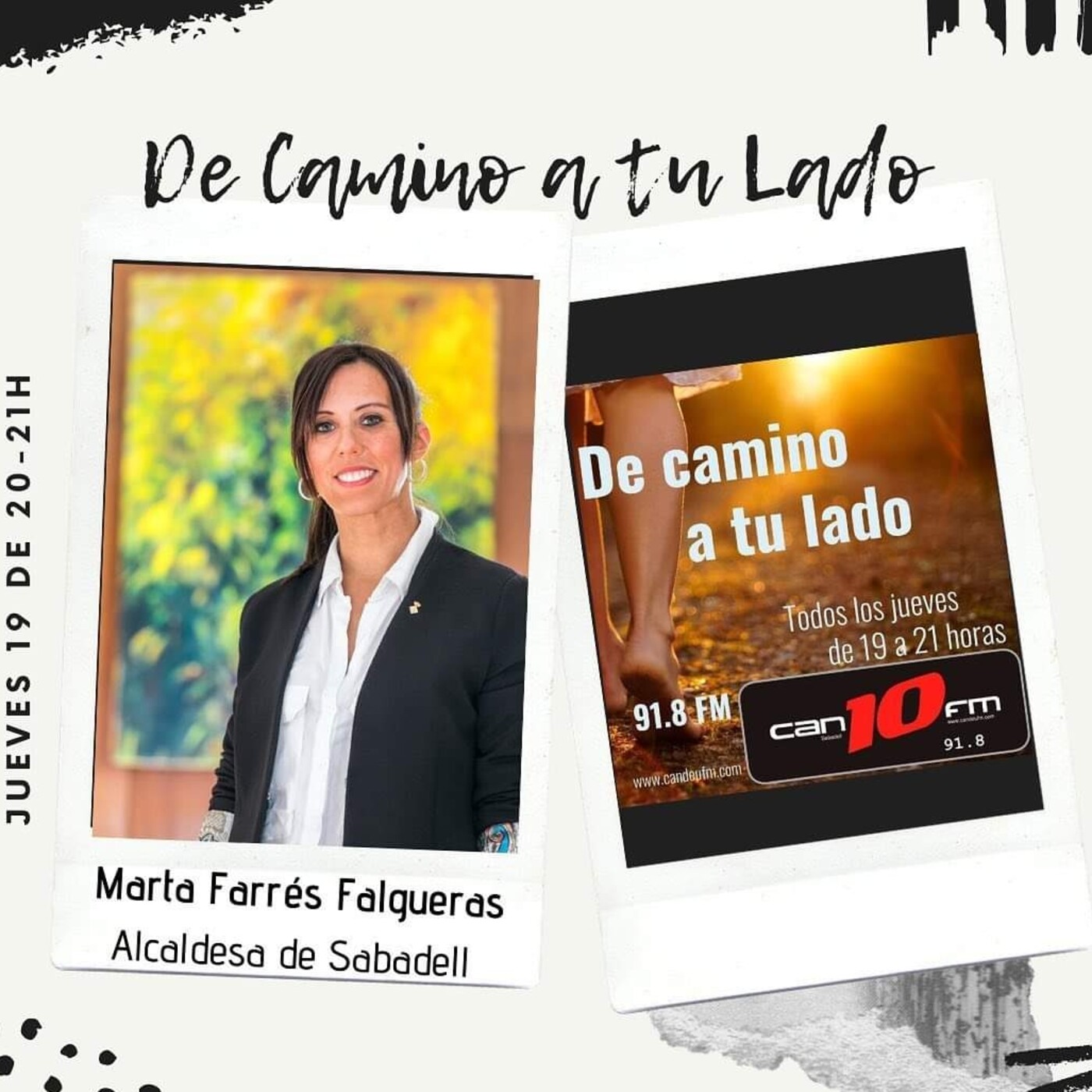 Programa de radio Can10fm Sabadell De Camino a Tu Lado Entrevista a la Alcadessa de Sabadell Marta Farrés 19-11-2020 episode artwork