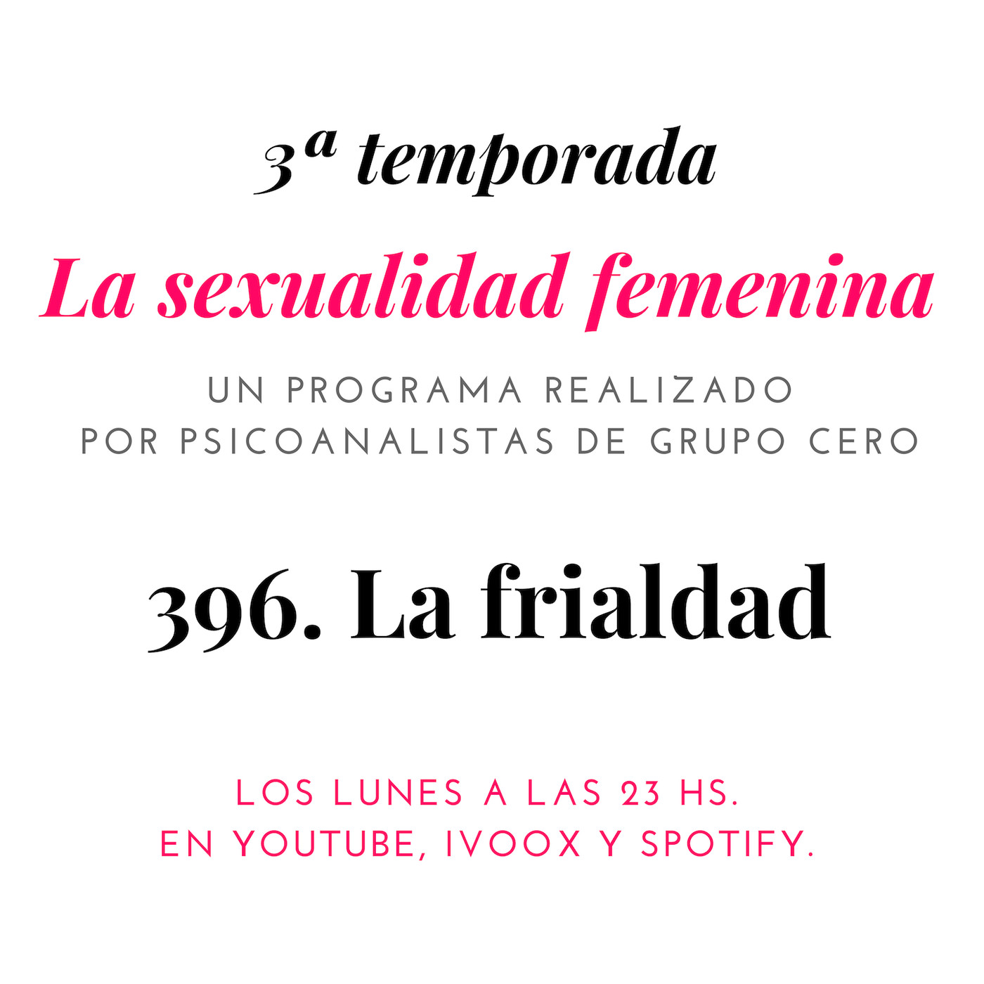 La sexualidad femenina radio.