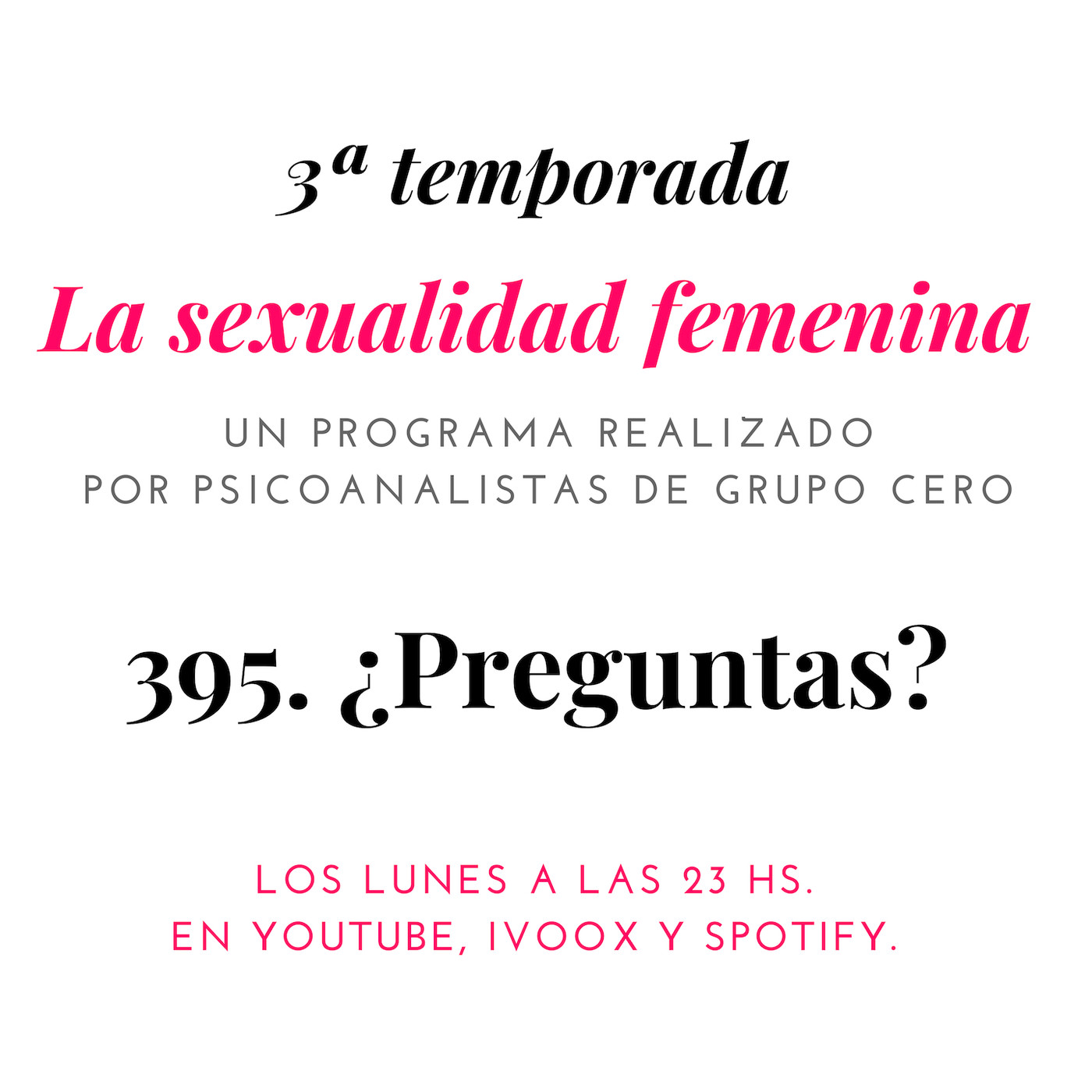 La sexualidad femenina radio.