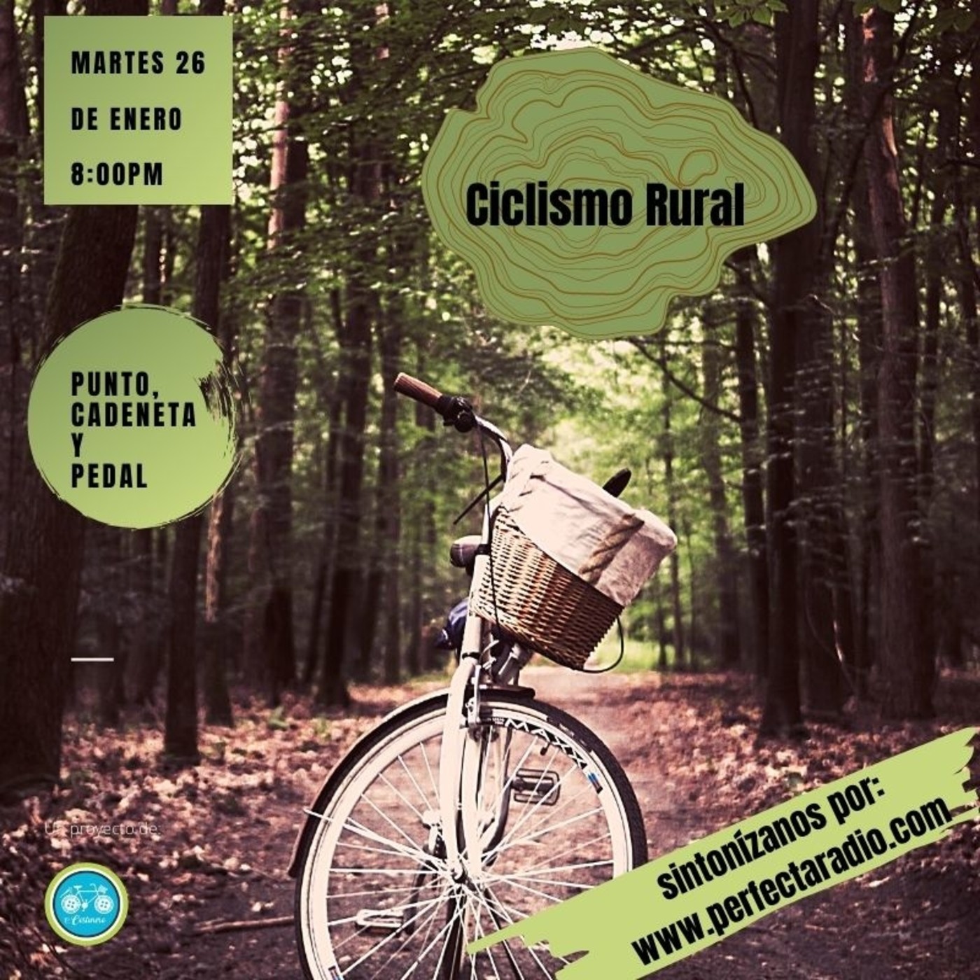 Punto, cadeneta y pedal
