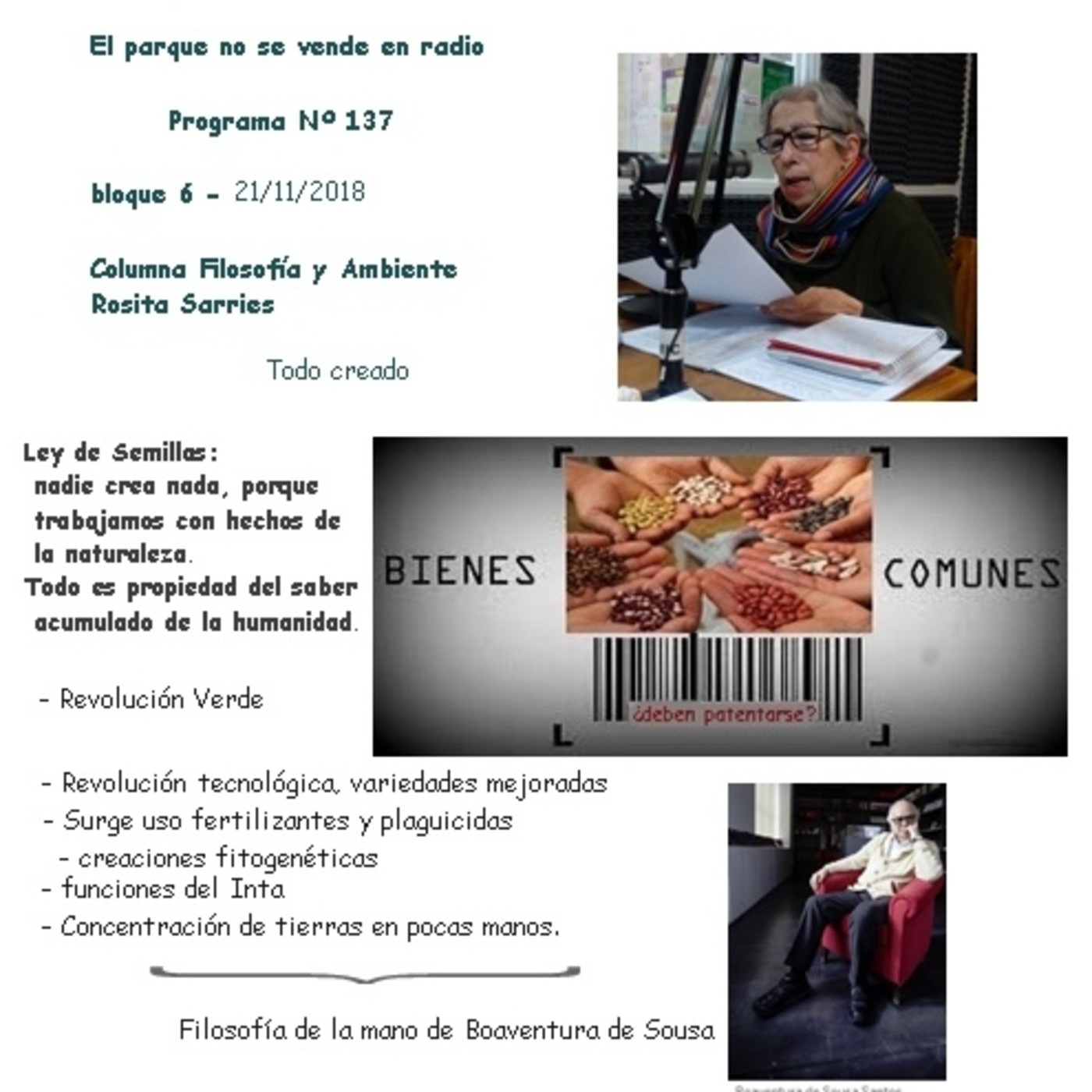 El parque no se vende en radio