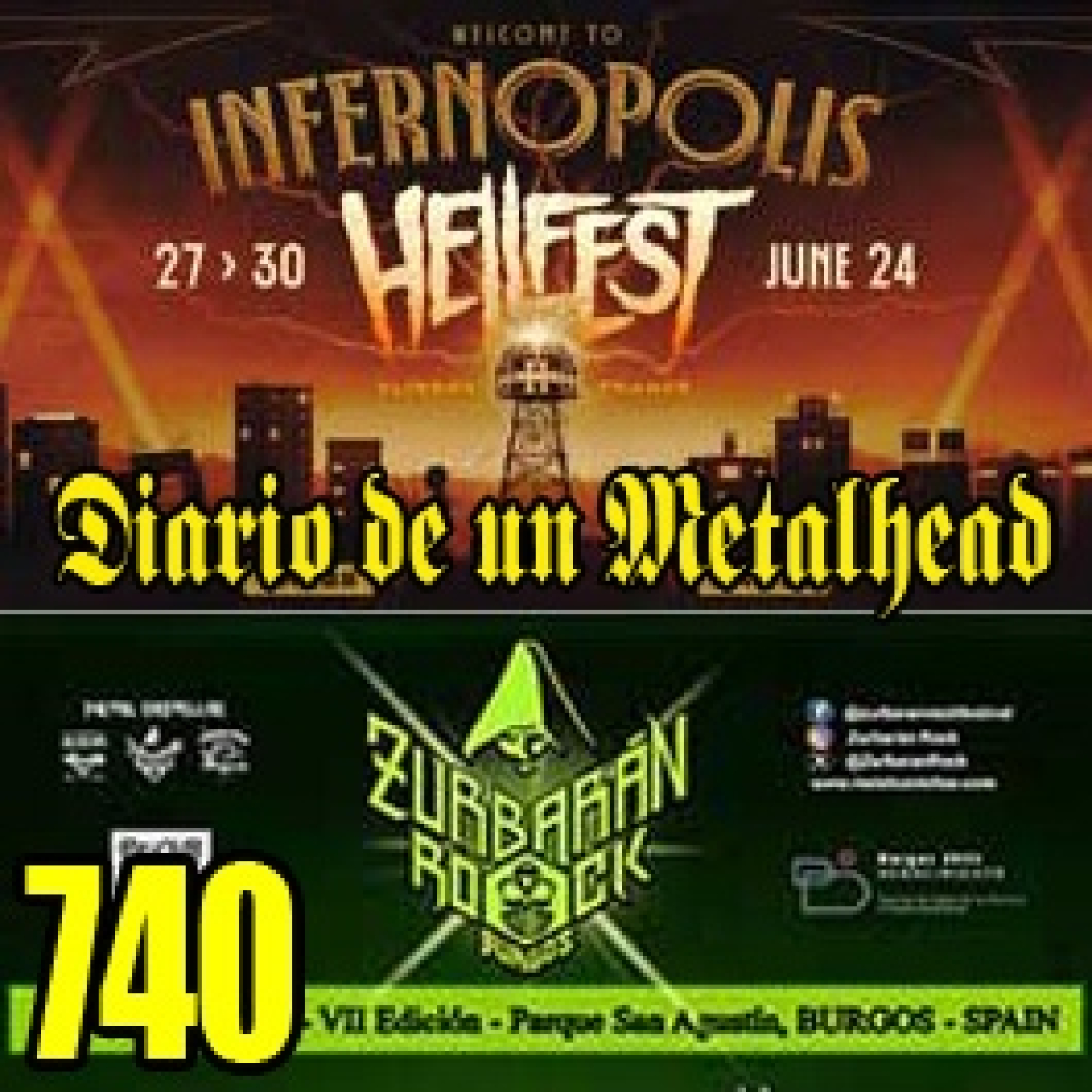 Diario de un Metalhead 740 HELLFEST / ZURBARAN ROCK BURGOS episode artwork