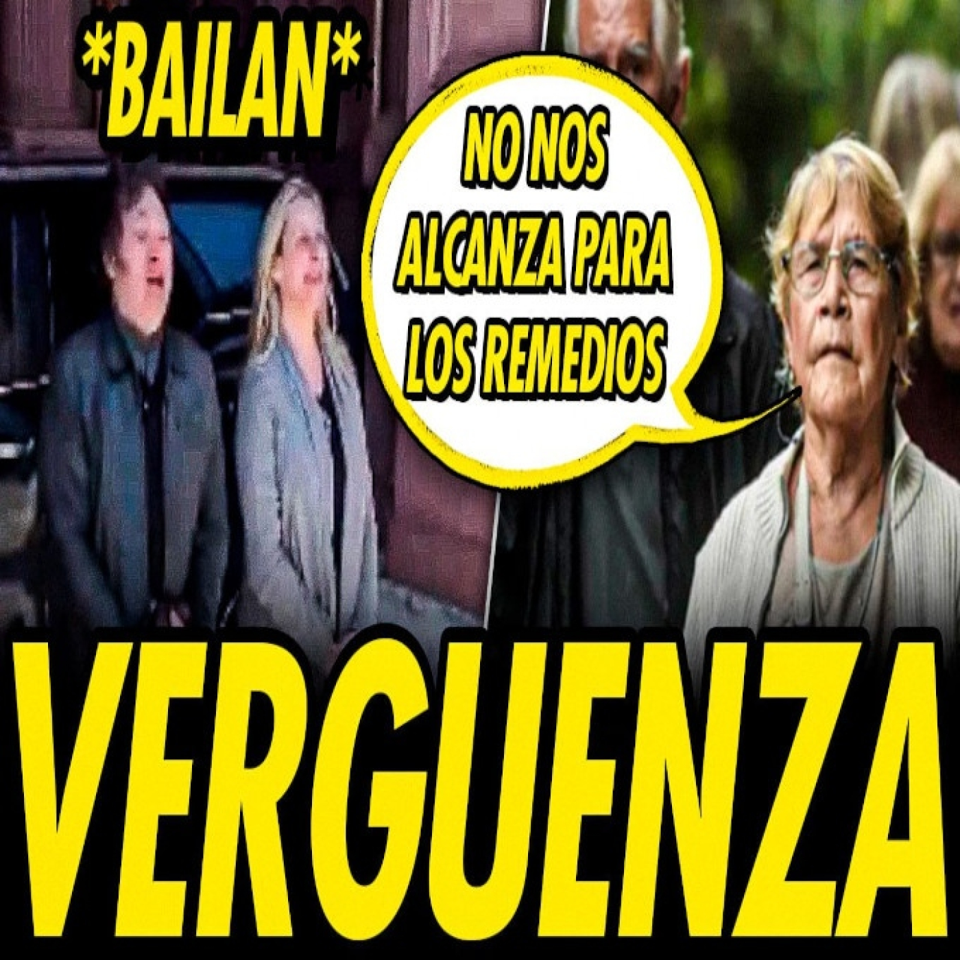 El pueblo argentino en crisis y milei los ignora mientras baila con su hermana