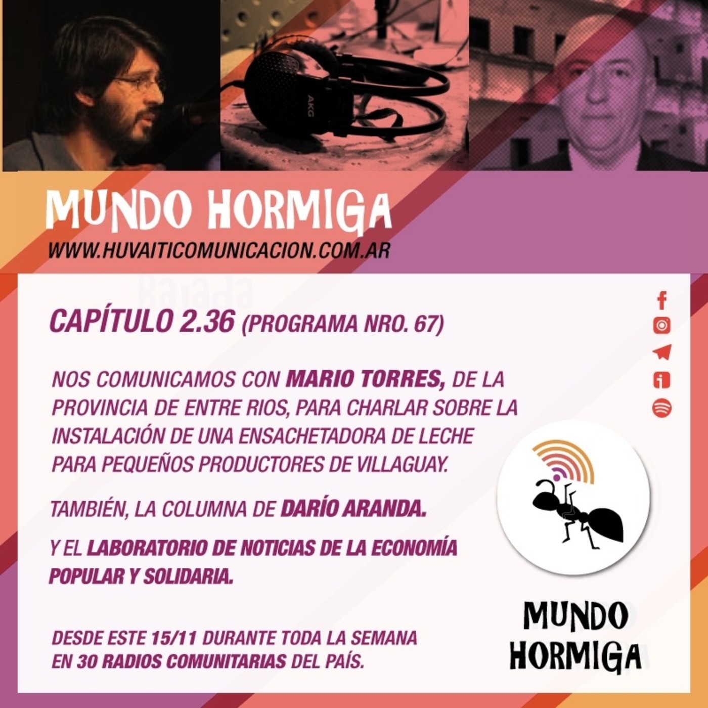 Mundo Hormiga 15 de noviembre de 2020 episode artwork