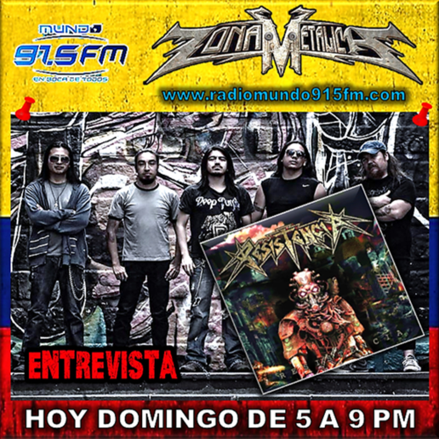 ZONA METALICA ENTREVISTA A RESISTENCIA 18-noviembre-2018 episode artwork