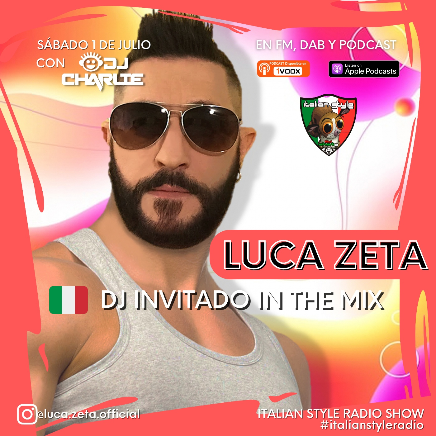 ITALIAN STYLE radio show 888 01-07-2023 episode artwork