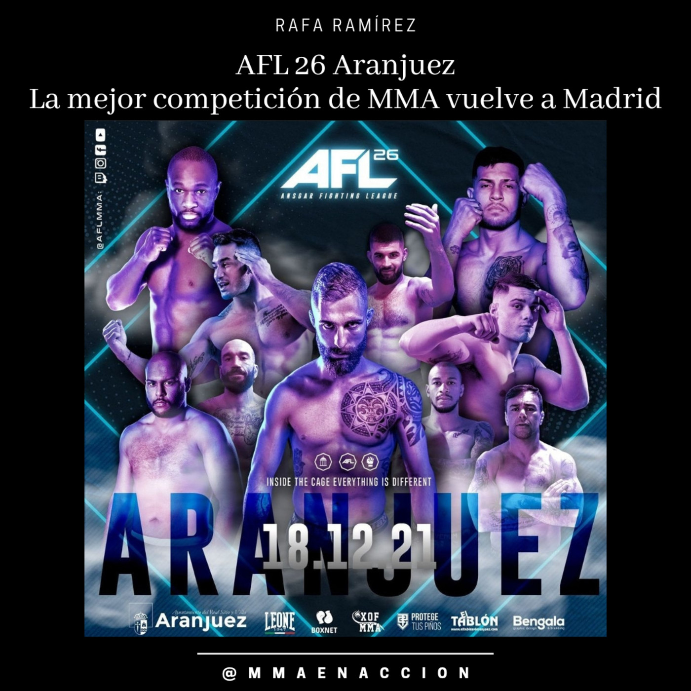 AFL26 Aranjuez PREVIA - La mejor competición de MMA vuelve a Madrid! episode artwork