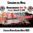 Corsarios - Repaso Agenda Otoño 2019 - Domingo 8 Sept 19