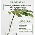 «El desafío del cambio climático frente a las falsas soluciones del capitalismo verde»