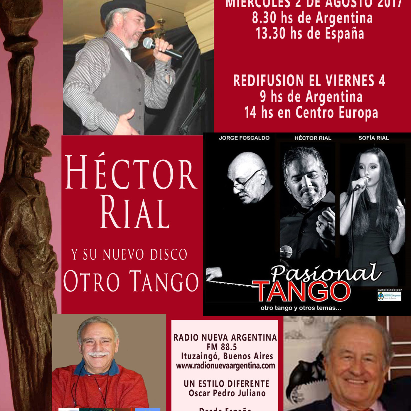 EDUARDO ALDISER CON OSCAR PEDRO JULIANO-ARGENTINA