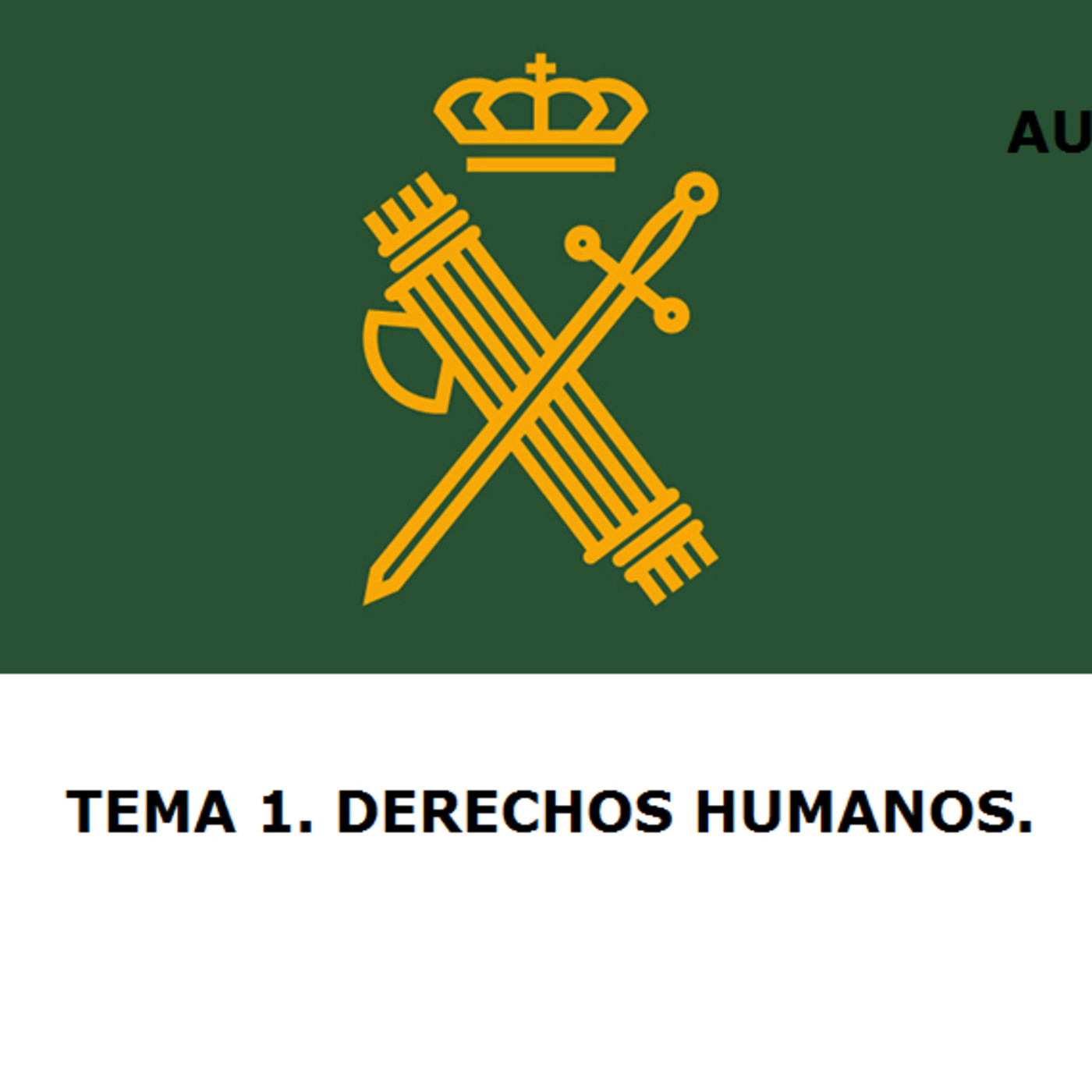 Audio Temario Oposición Guardia Civil.
