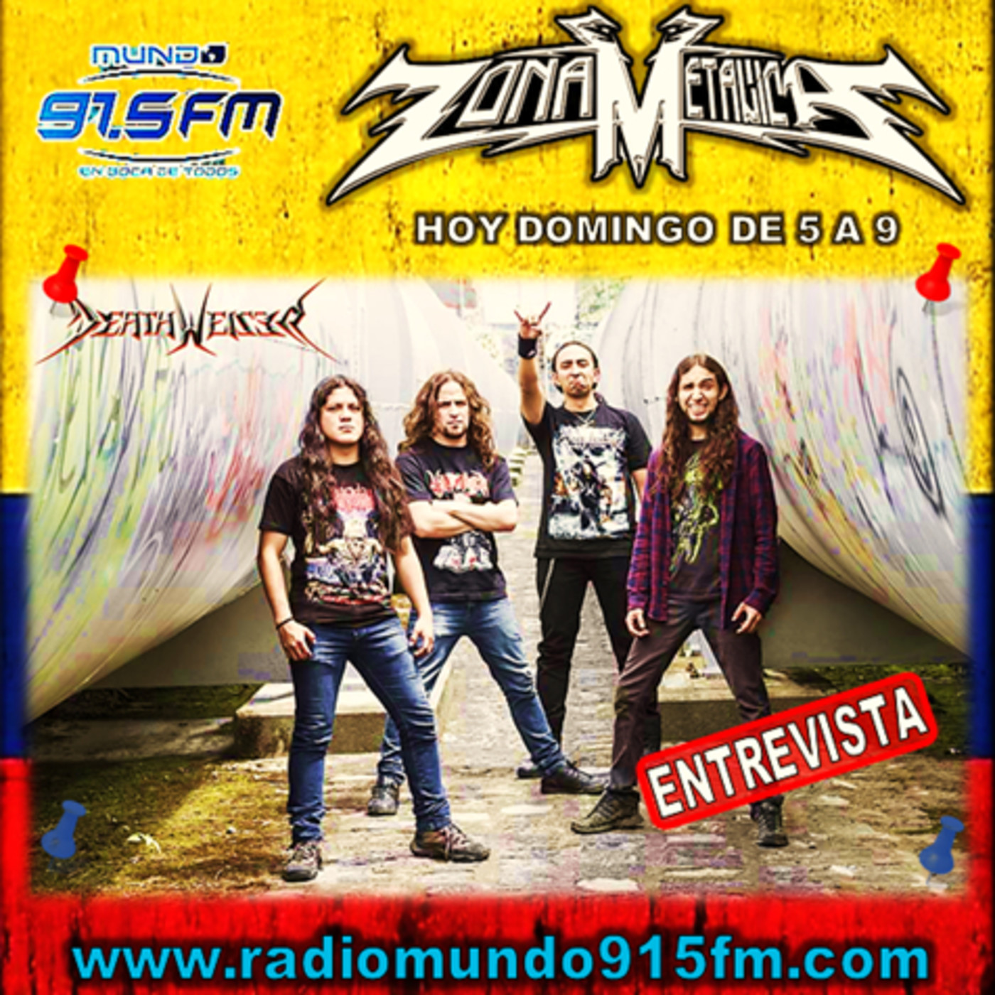 ZONA METALICA ENTREVISTA A DEATHWEISER 13- mayo-2018 episode artwork
