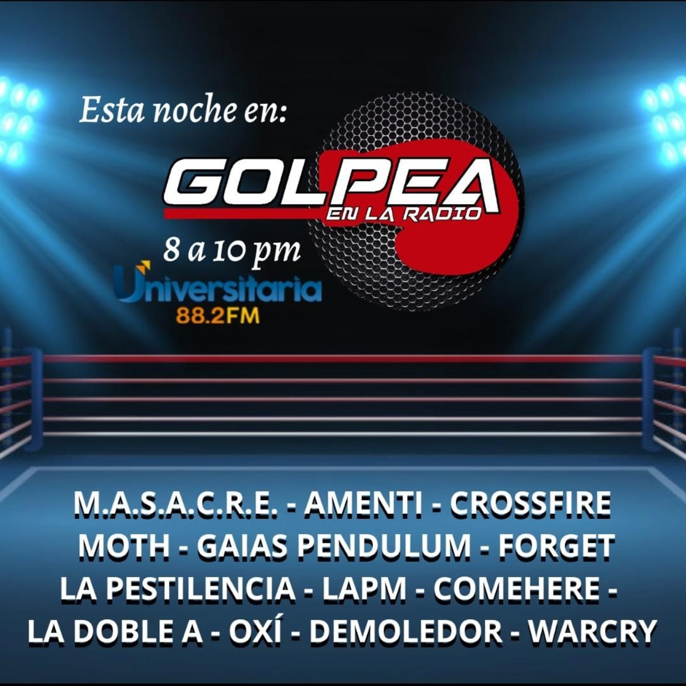 GOLPEA EN LA RADIO