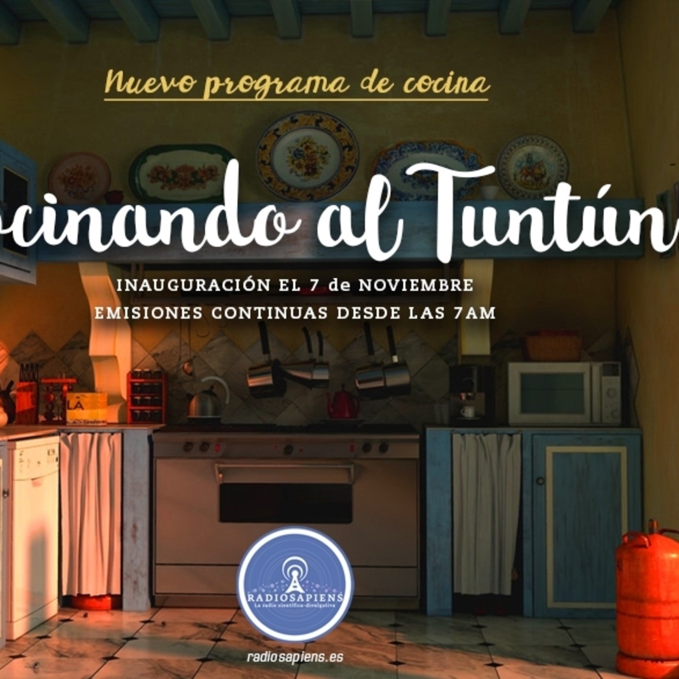 Mensaje de Cocinando al tuntún' de RADIO SAPIENS XXI