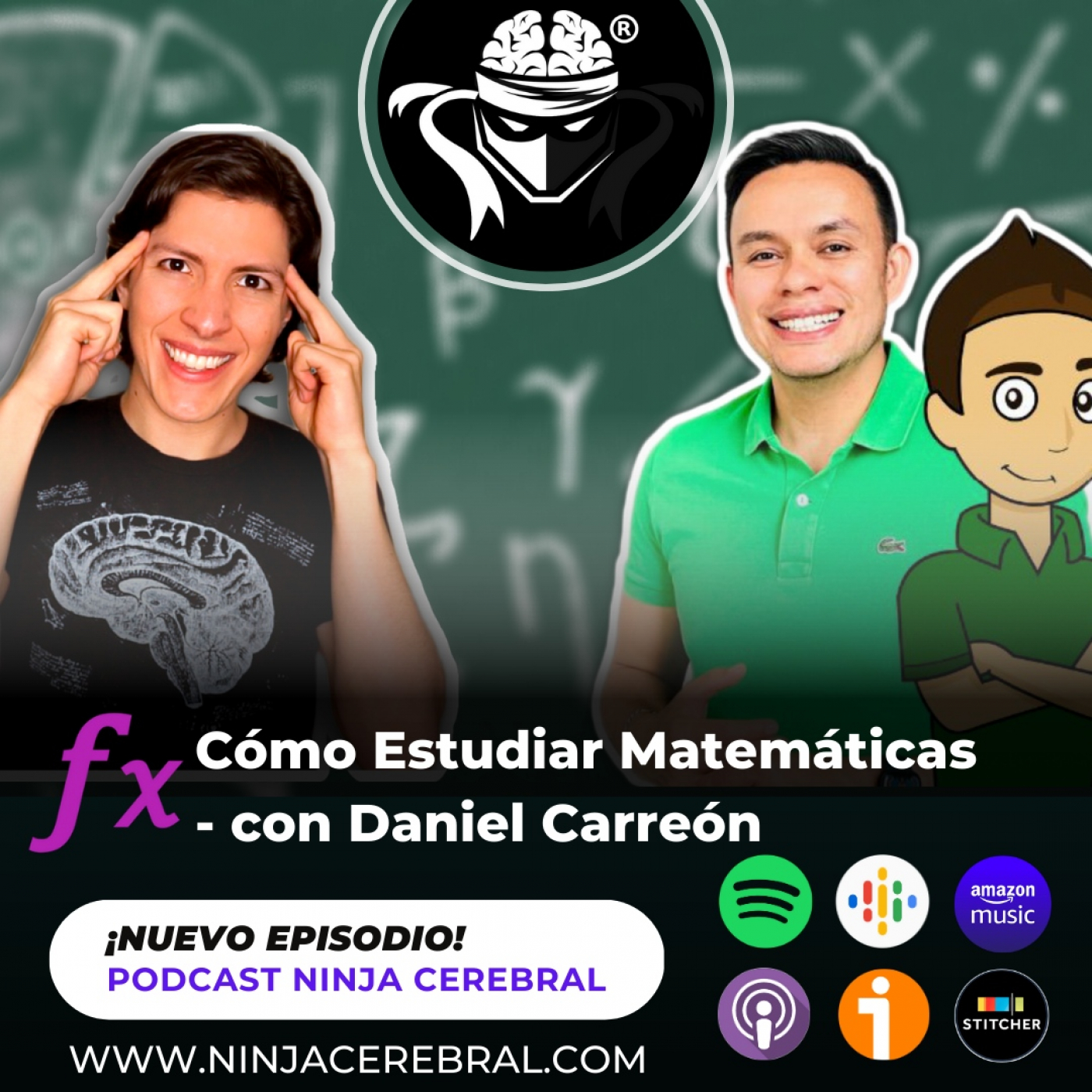 068. Técnicas de Estudio para Matemáticas - Con Daniel Carreón - Ninja  Cerebral - Métodos de Estudio y Aprendizaje - Podcast en iVoox