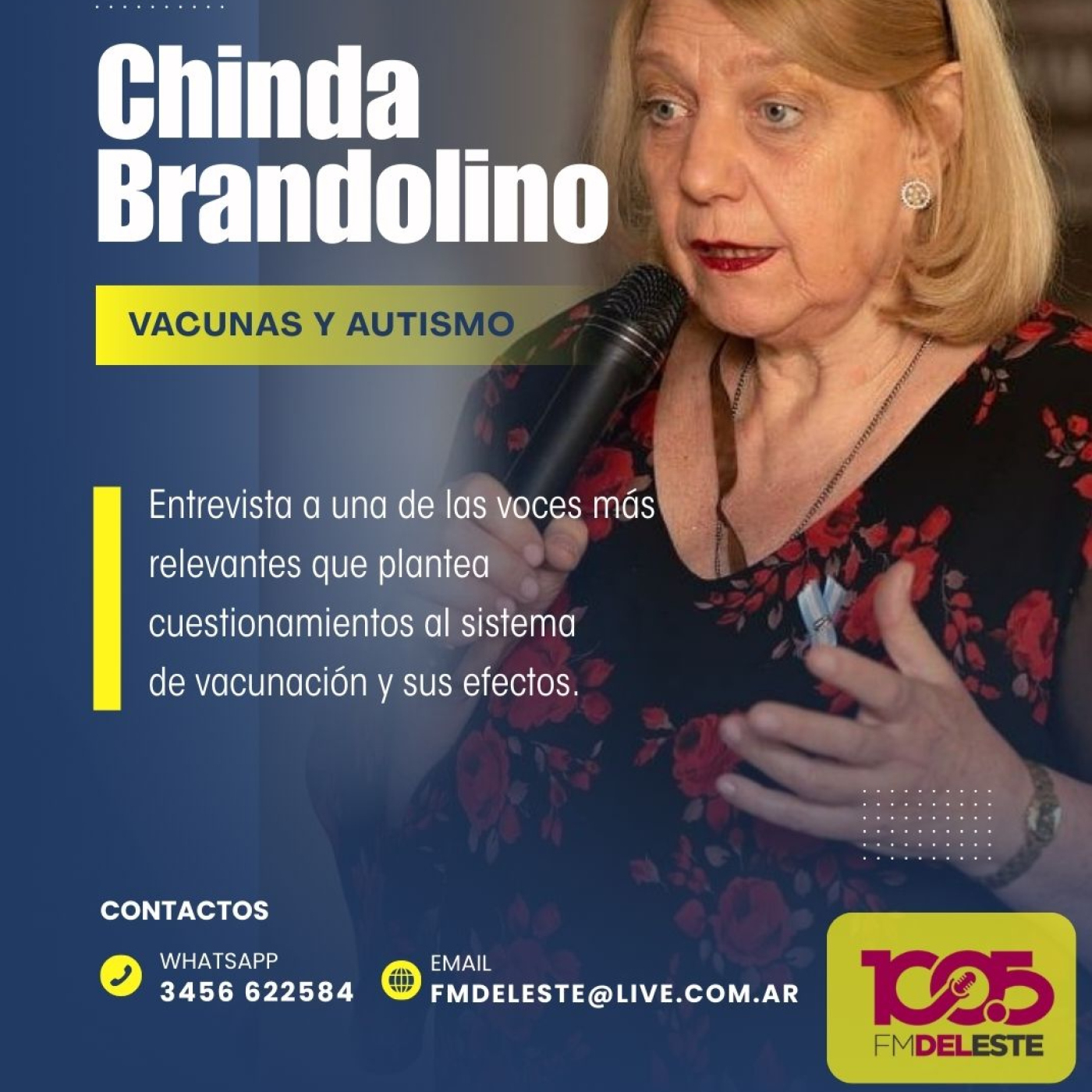 Chinda Brandolino: vacunas, autismo y un debate que no se apaga episode artwork