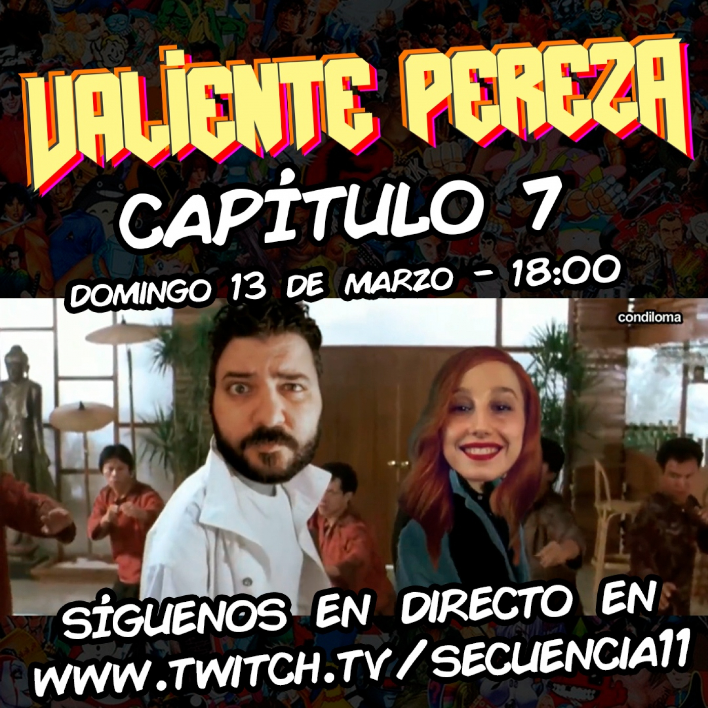 Valiente perezA - Capítulo 7 - Superhéroes, los Noventa y Placentas - con Paco Fox y Hellen Lasombra episode artwork