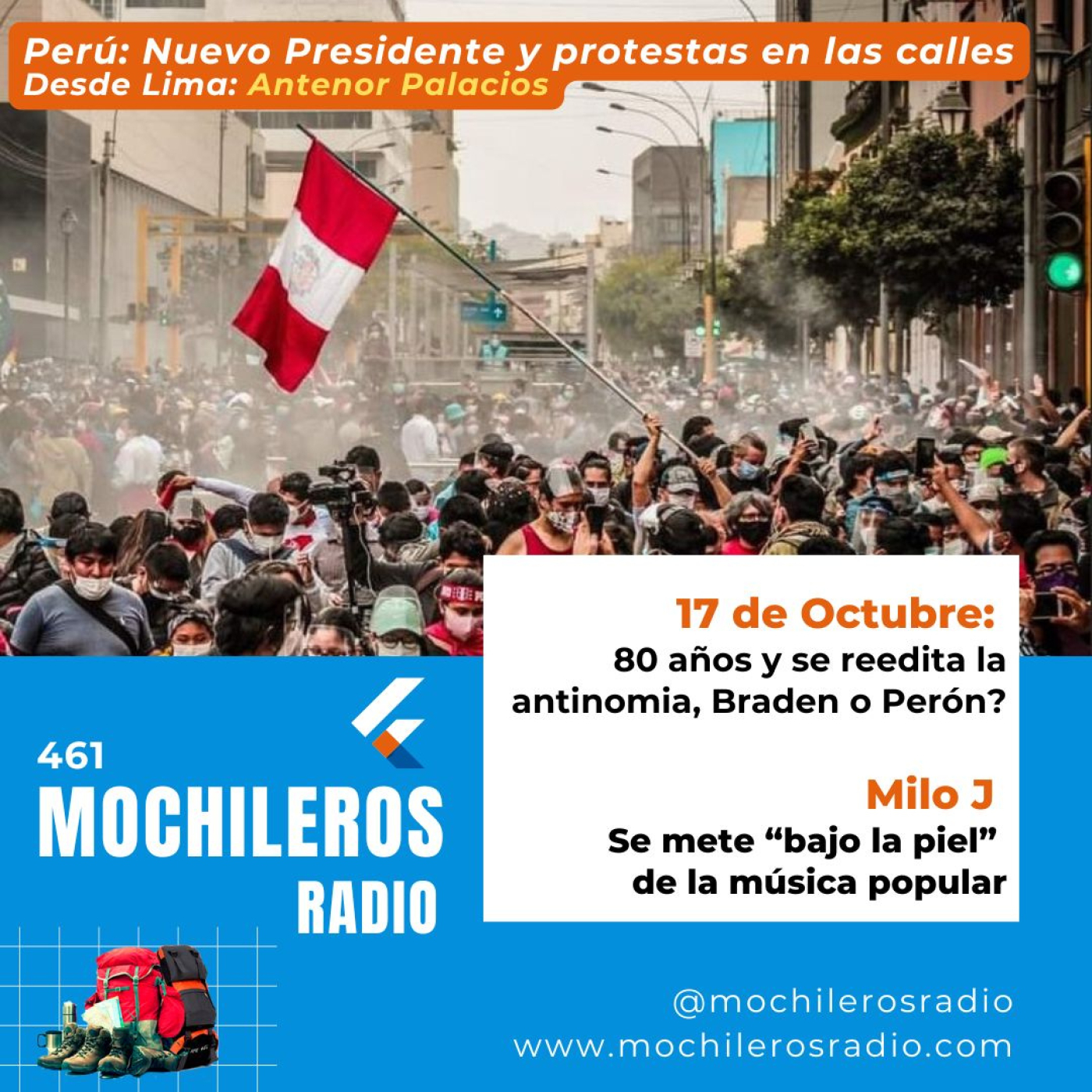 461 Mochileros 17 de Octubre de 2025 episode artwork