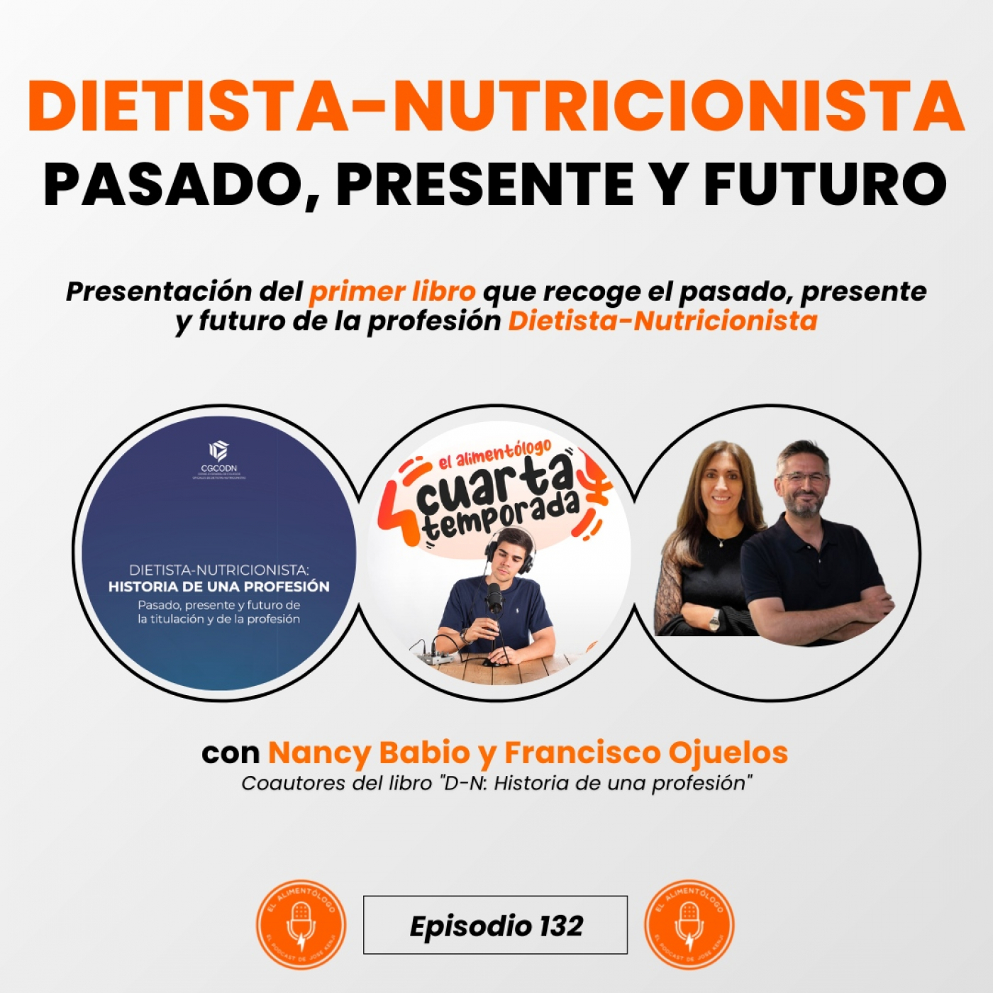 Historia del Dietista-Nutricionista, con Nancy Babio y Francisco Ojuelos | Presentación Libro (Ep. 132)