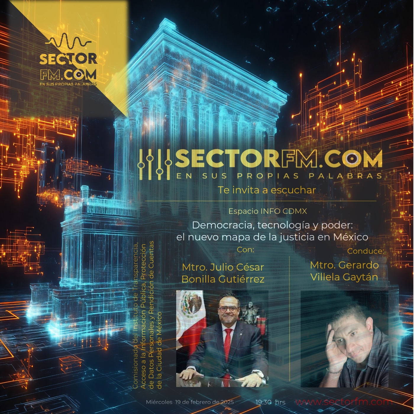 Espacio InfoCDMX con Julio César Gutiérrez Bonilla. Nuevo Mapa.190225 episode artwork