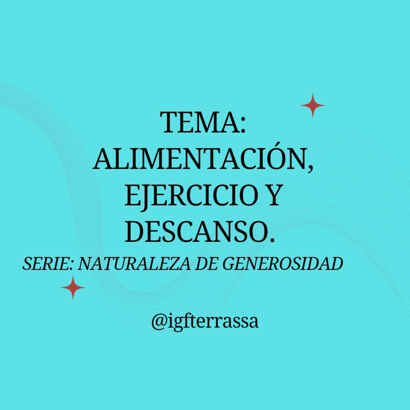 Alimentación, Ejercicio y Descanso (Serie: Naturaleza de Generosidad 30) - Pastor Kenneth Solá episode artwork
