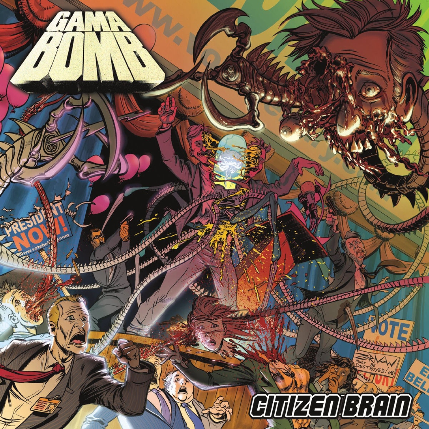 Gama Bomb - 2008 - Citizen Brain — In Metal We Trust (albums) cover