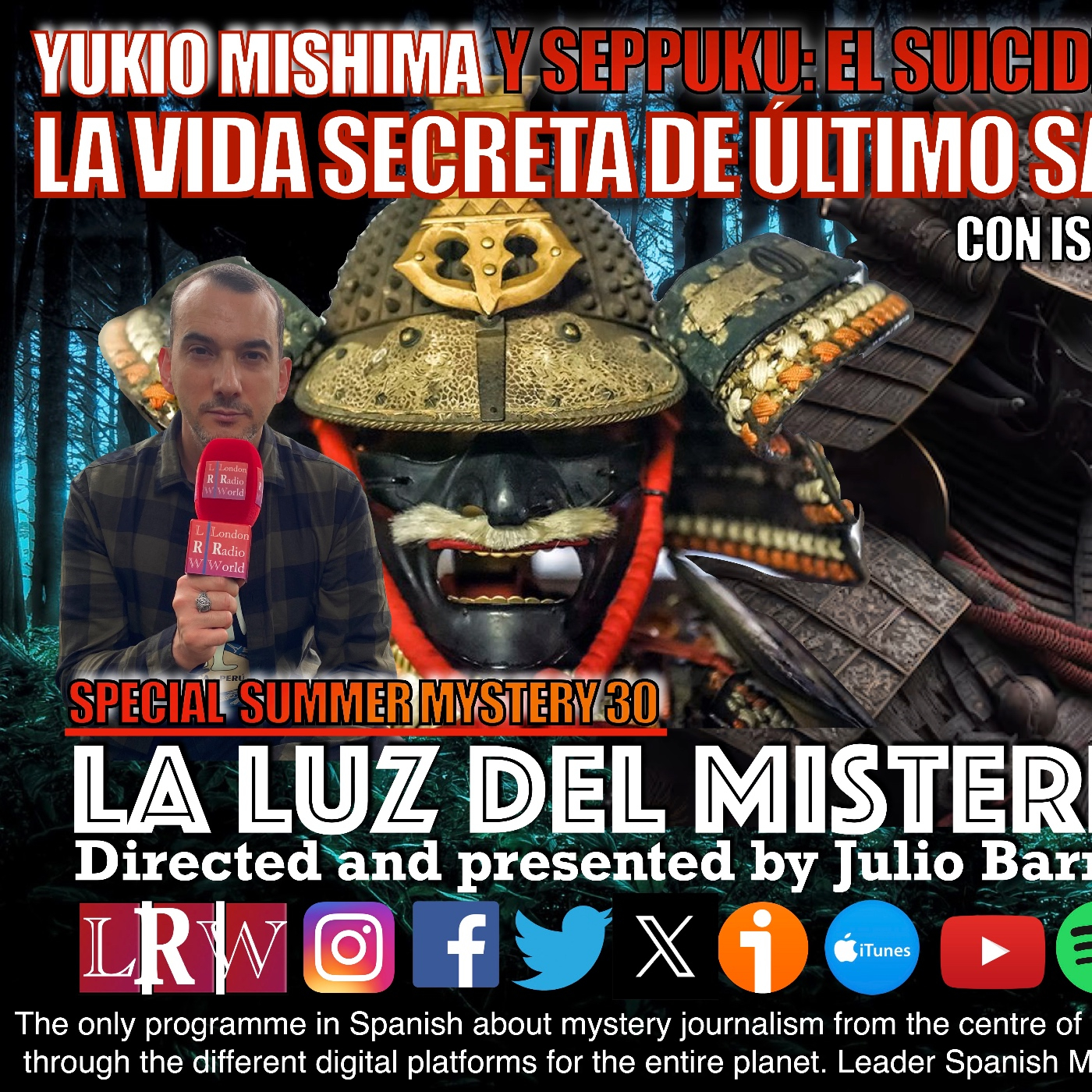 Yukio Mishima y Seppuku: El suicidio ritual. La vida secreta del ûltimo Samurai con Isidro Palacios