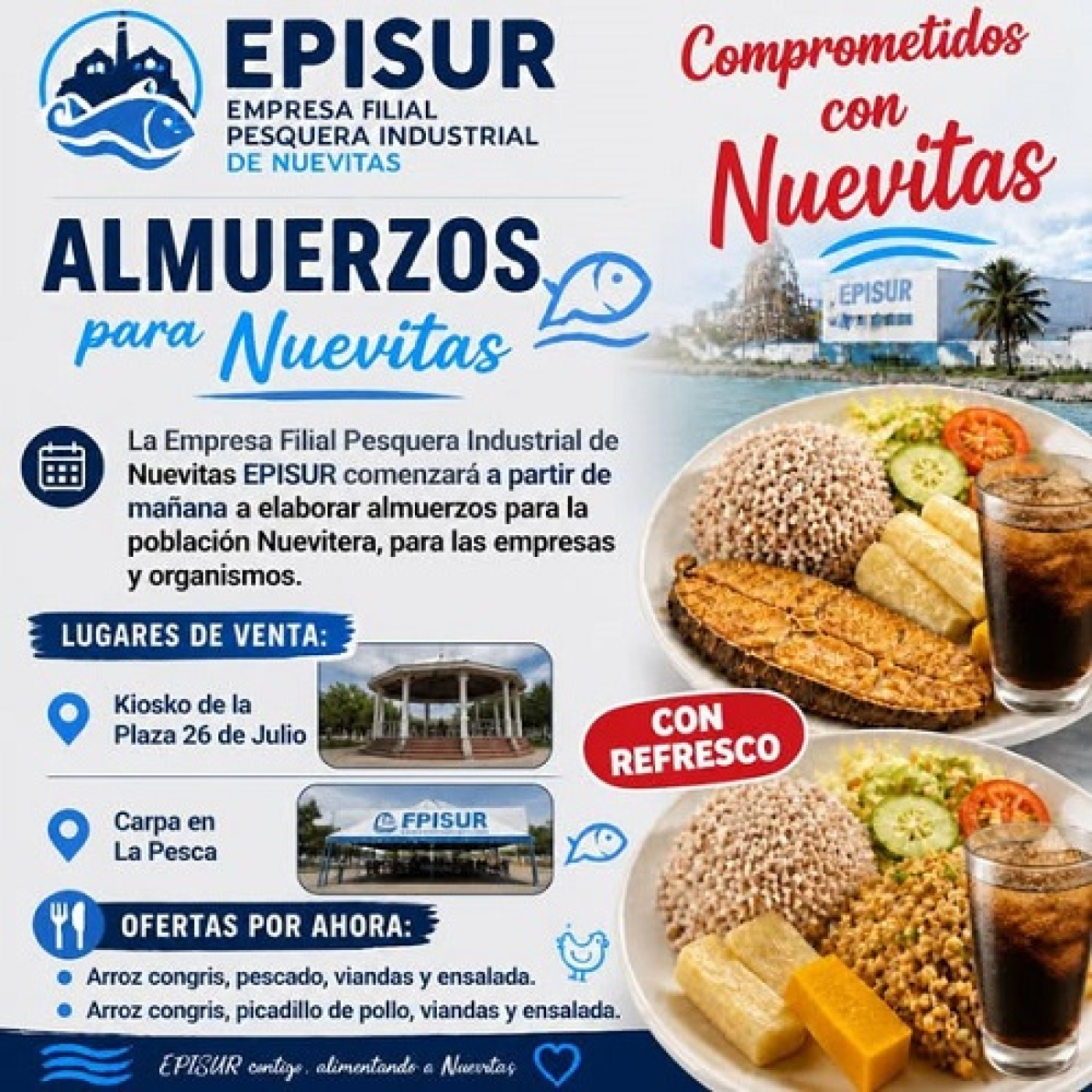 Filial Pesquera de Nuevitas inicia servicio de almuerzos para la comunidad episode artwork