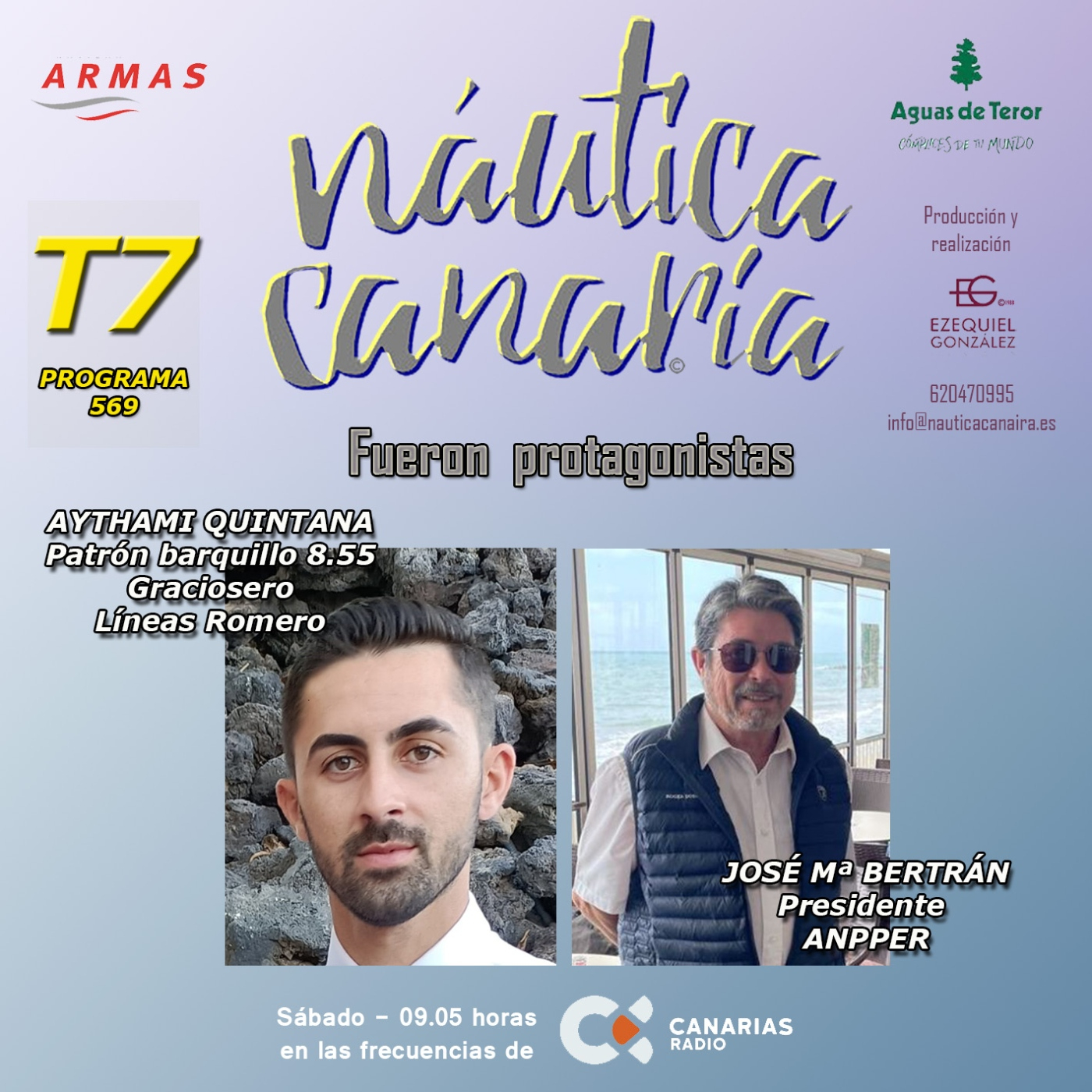 NÁUTICA CANARIA. 569.-Hoy hablamos de vela latina y patrones profesionales episode artwork