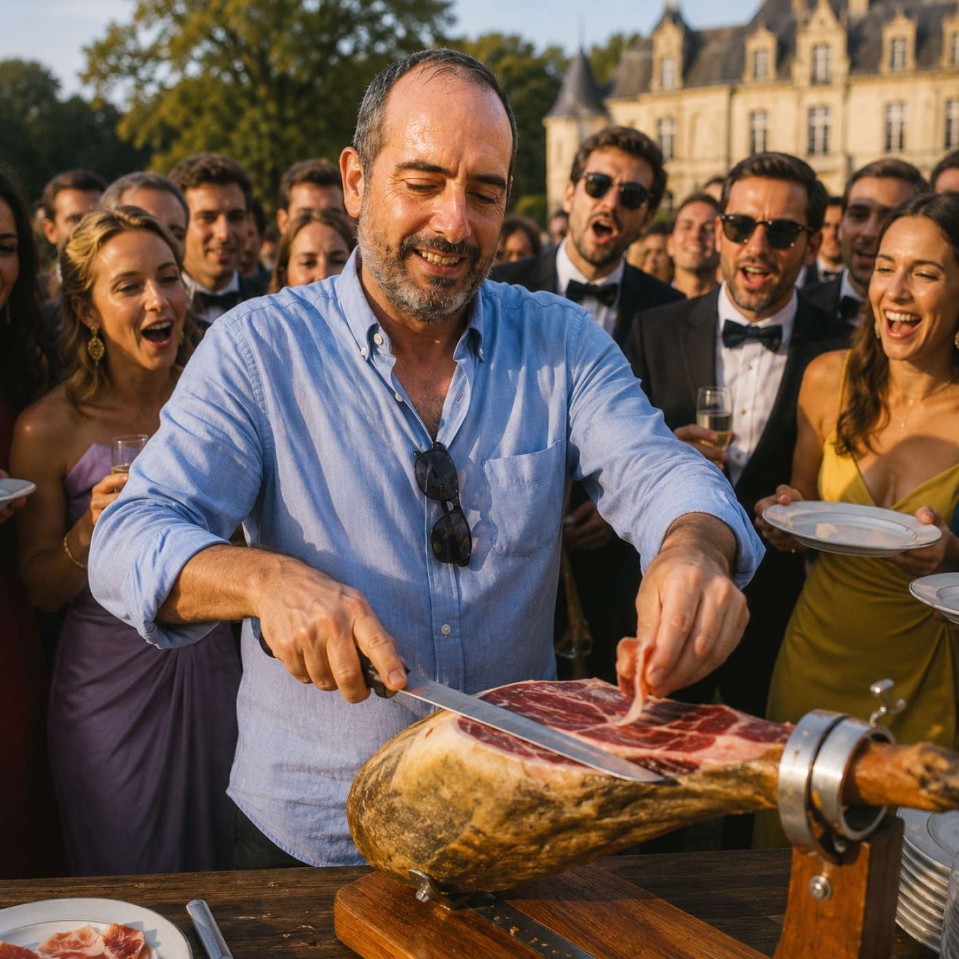46 A .- Salvar el jamón pata negra en una boda en Francia episode artwork