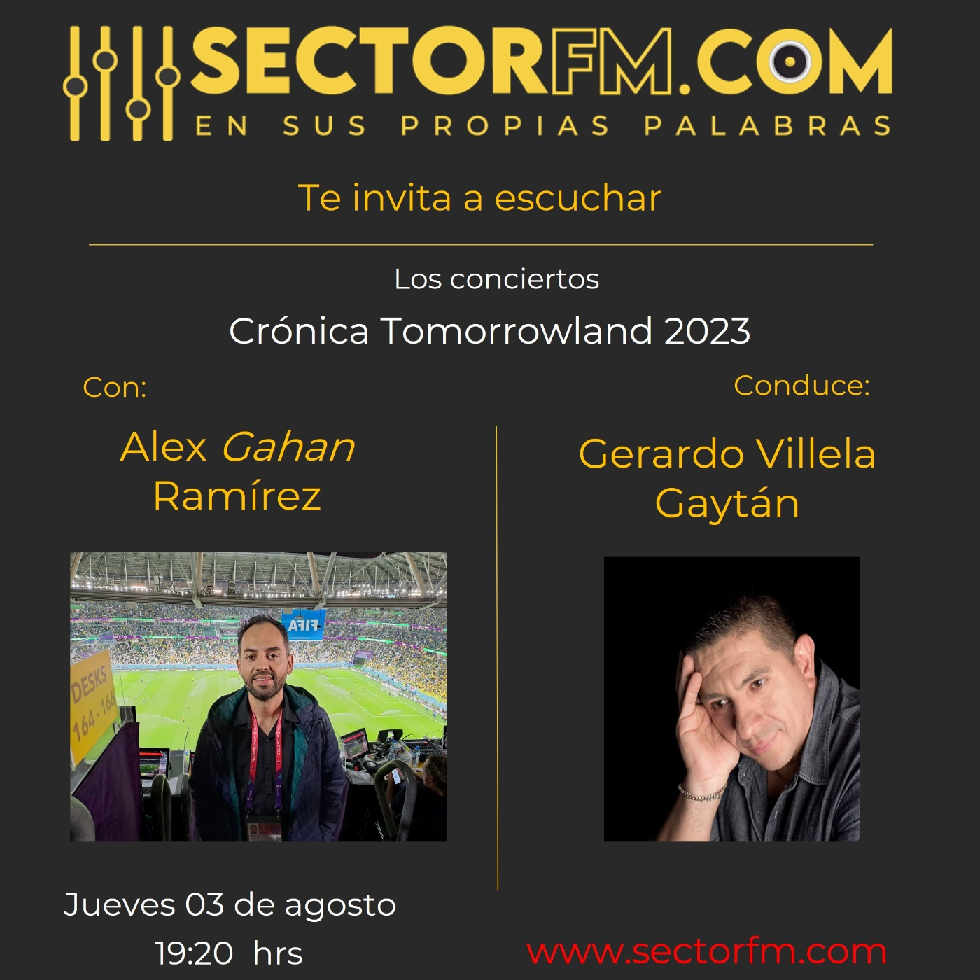 Crónica con Alex Gahan Ramírez_Tomorrowland_2023 03-08-23 episode artwork
