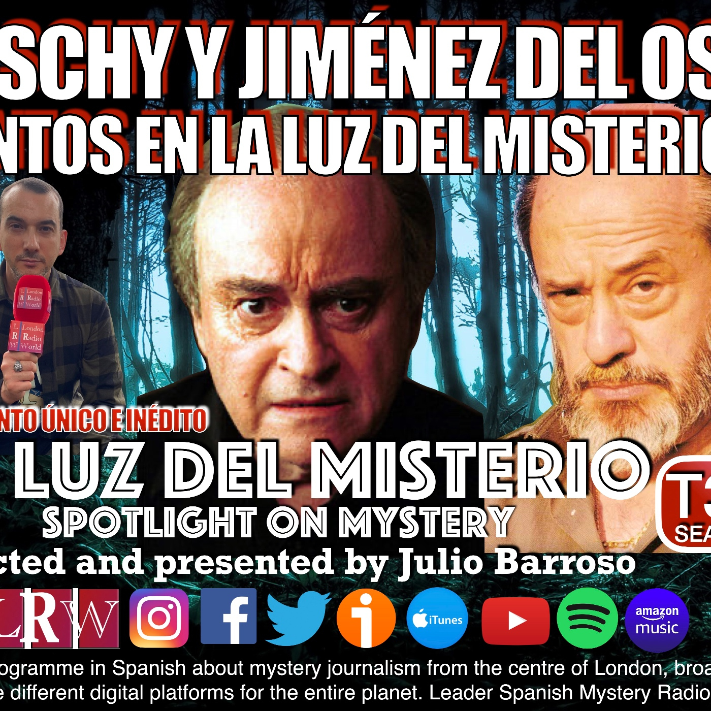 Paul Naschy y Fernando Jiménez del Oso juntos en La Luz del Misterio