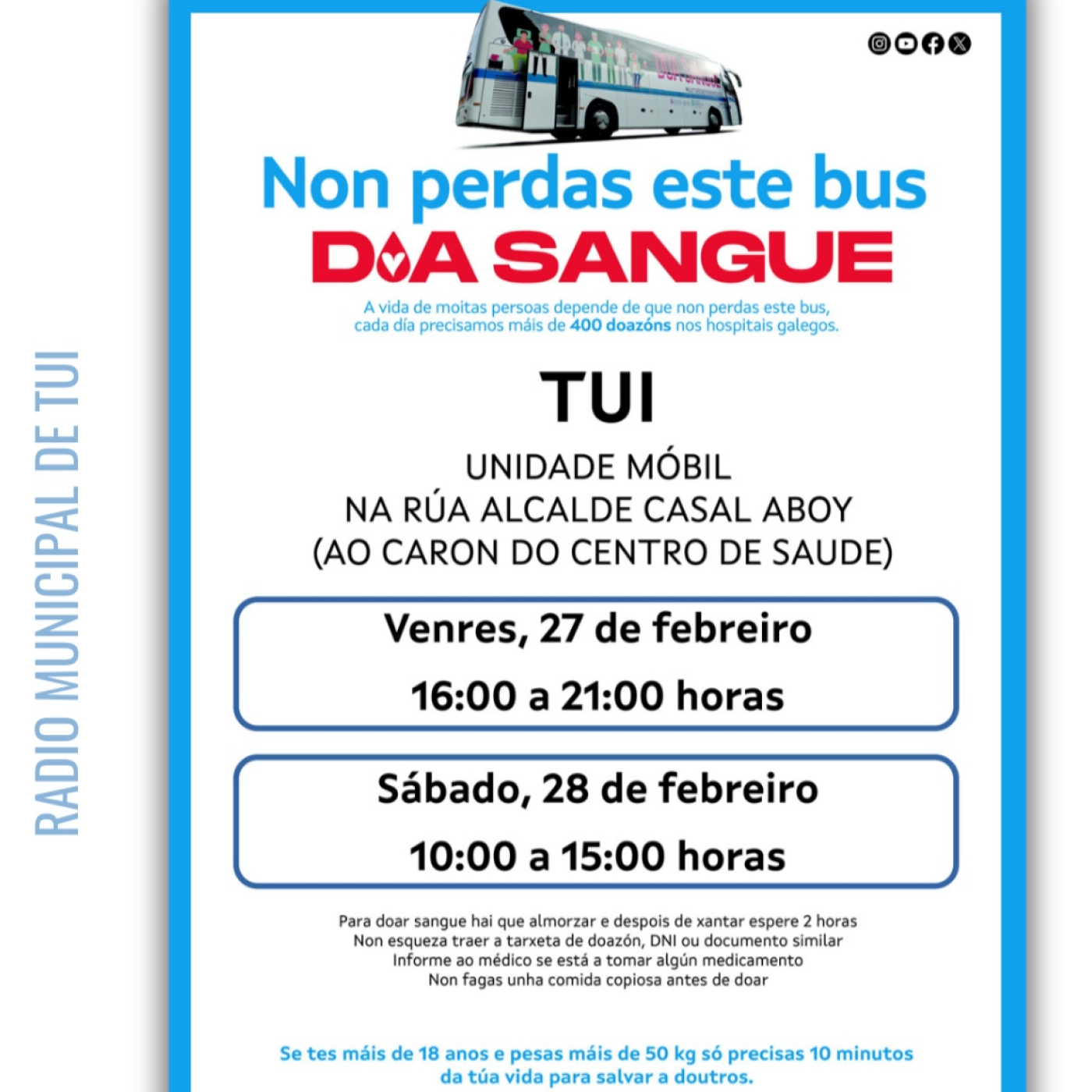 Ent. José María Vázquez. responsable da xestión de colectas de ADOS | Chamamento especial á doazón. Unidade en Tui episode artwork