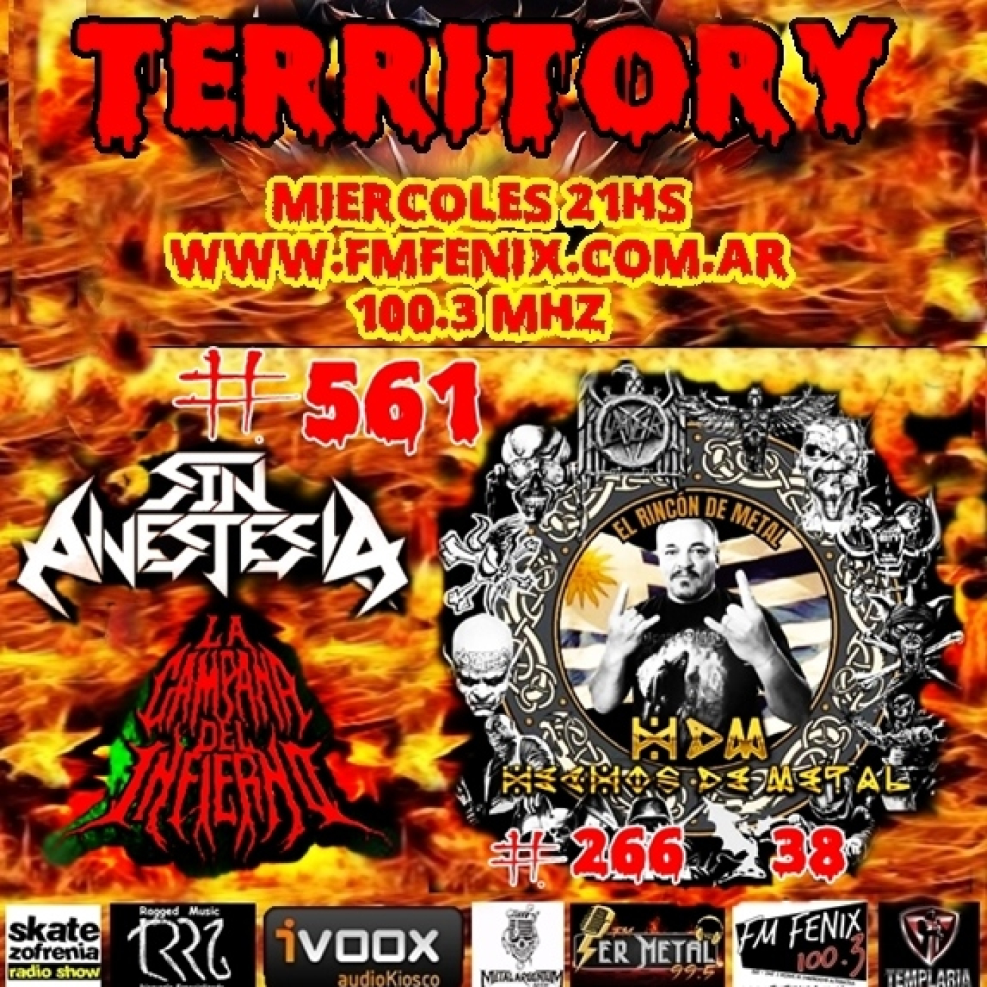 TERRITORY RADIO #561 HECHOS DE METAL 266-38 (19-11-2025) SIN ANESTESIA