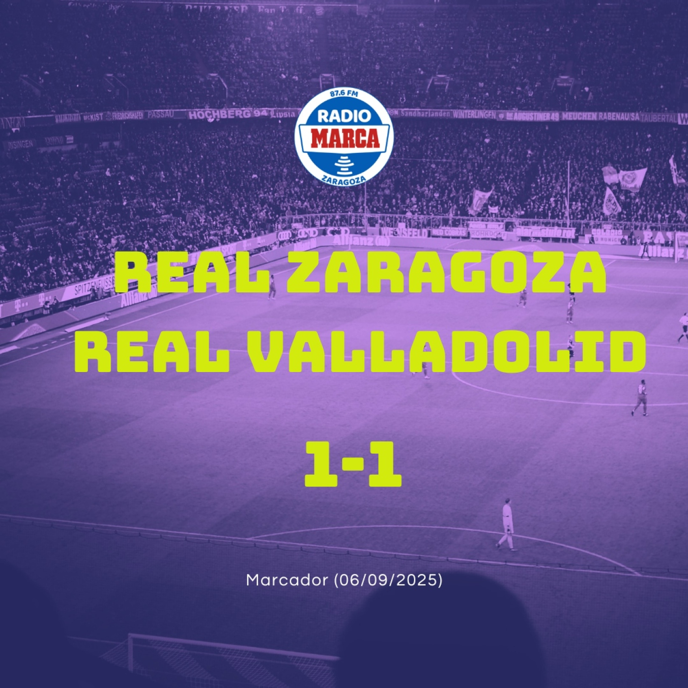 06-09-2025 - Marcador Zaragoza Partido episode artwork