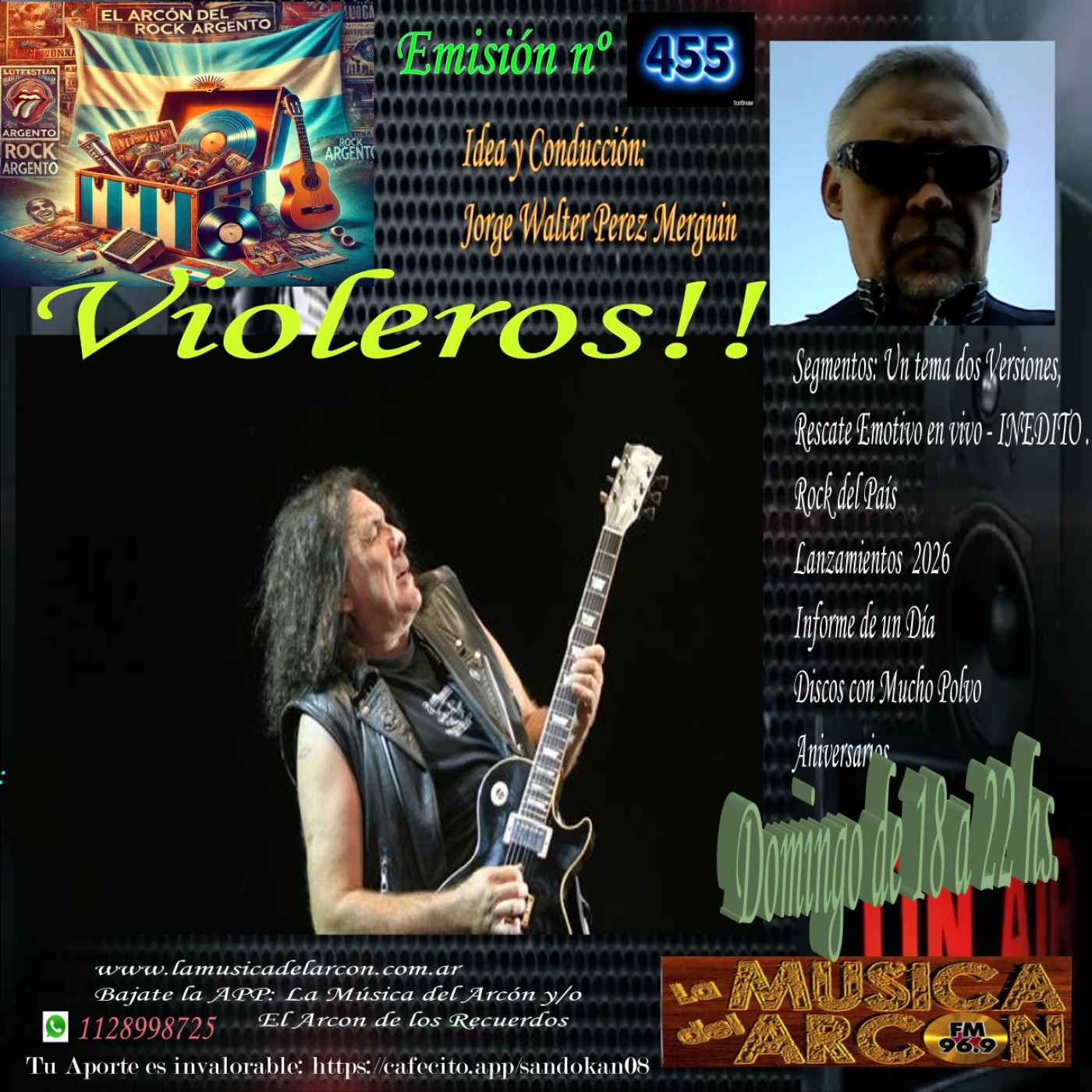 El Arcon del Rock Argento - Emision nº 455 - Violeros episode artwork